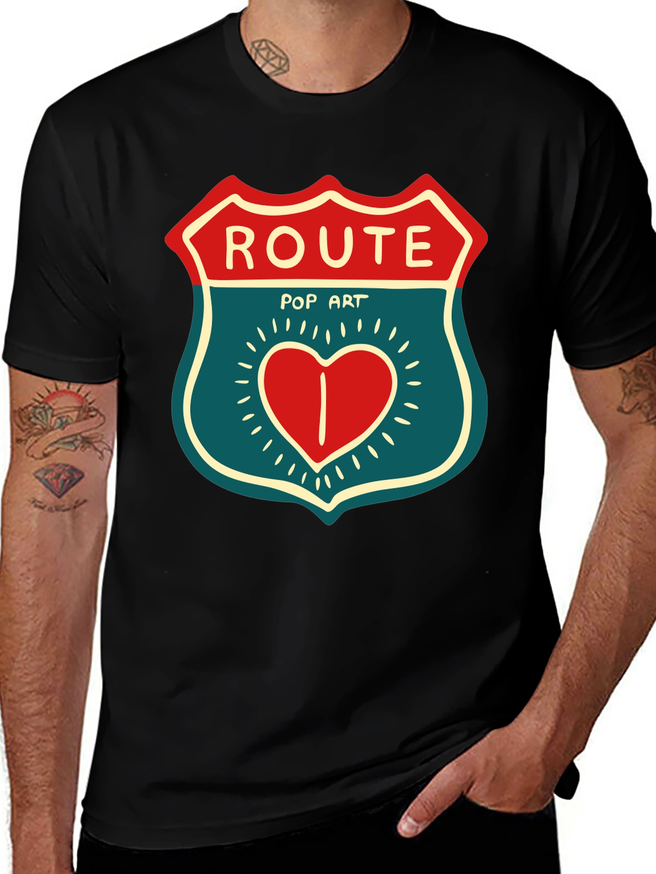 Route Pop Art Graphic Tee