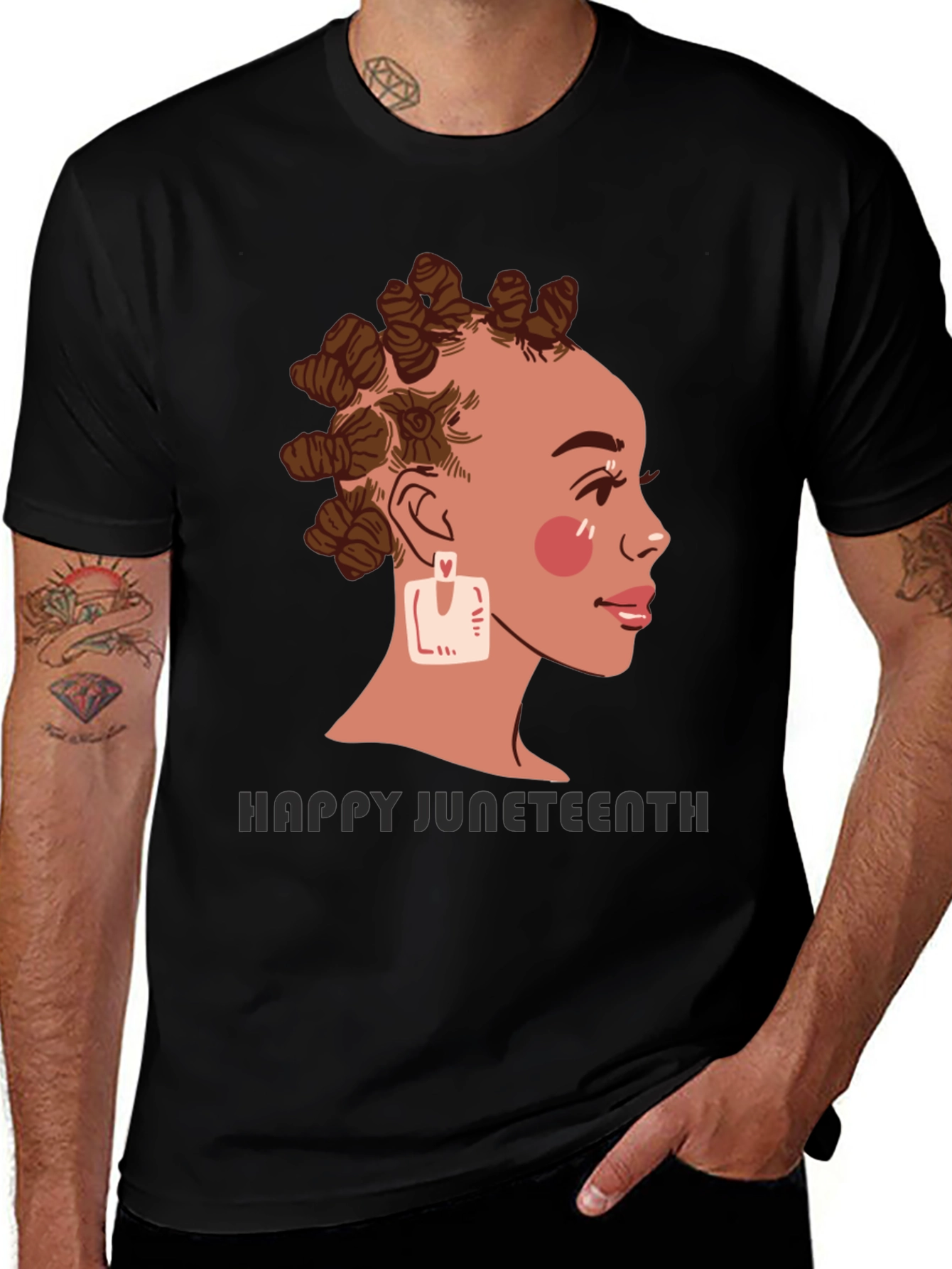 Juneteenth T-Shirt with Woman Design