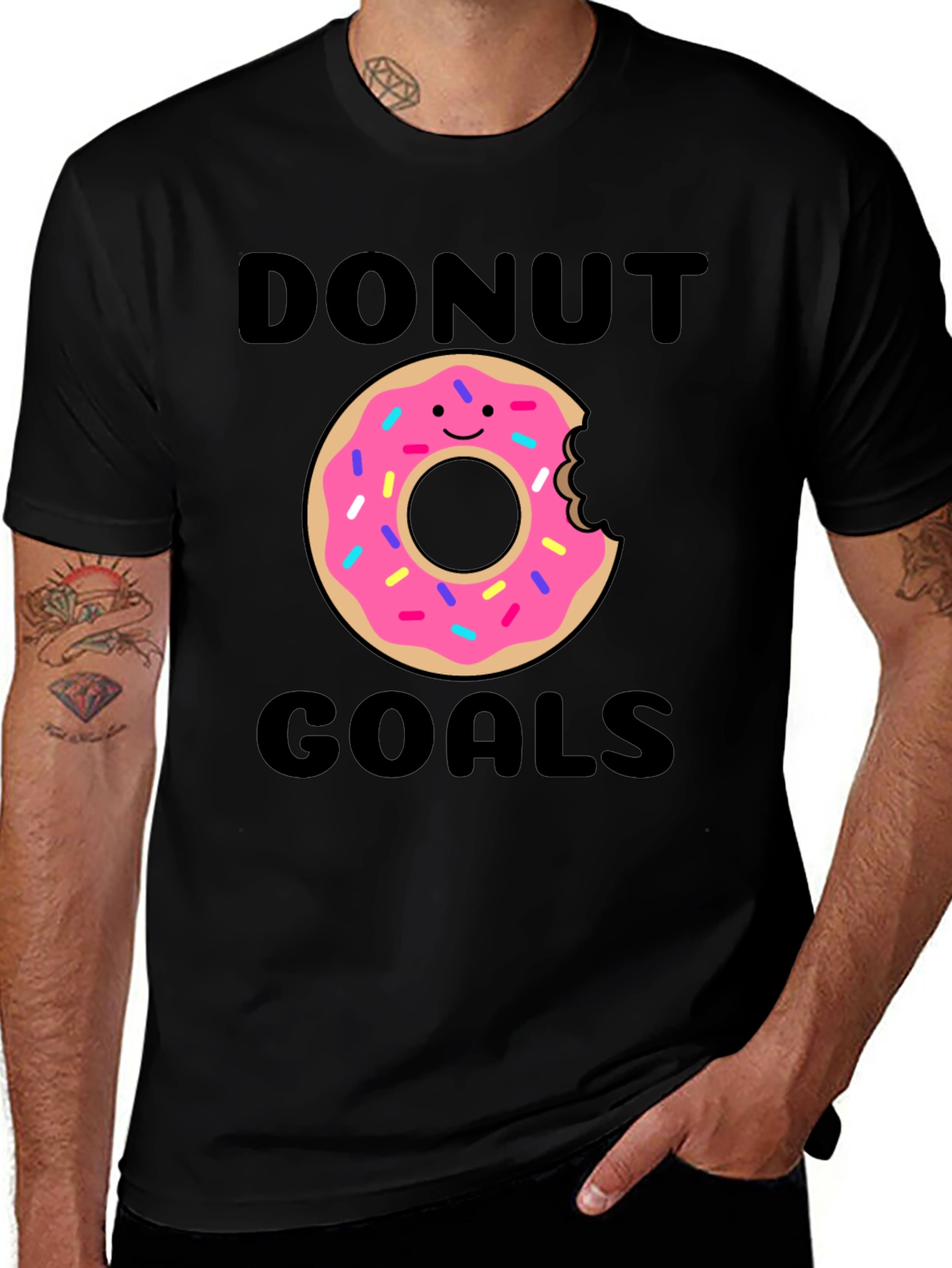 Variant 3 of Donut Goals T-Shirt - Funny Donut Graphic Tee