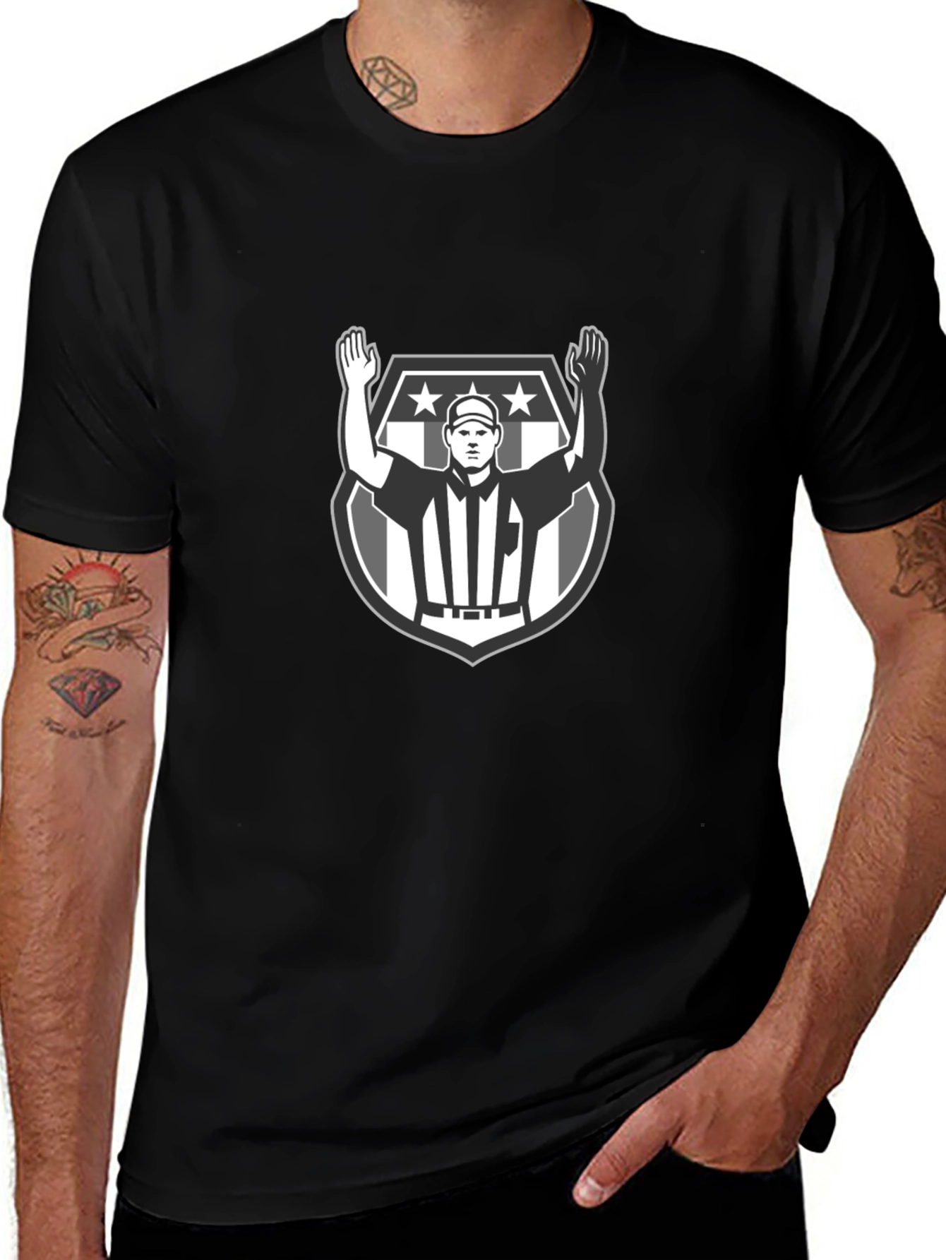 Variant 8 of Referee Design T-Shirt