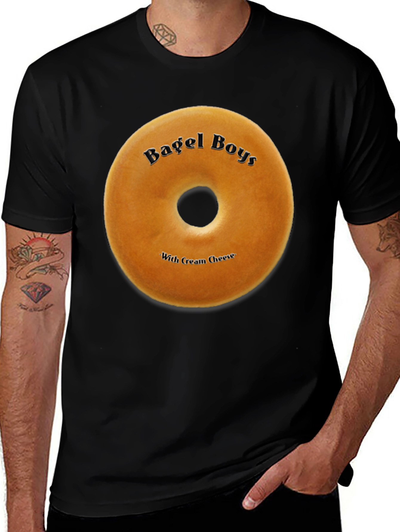 Bagel Boys T-Shirt Funny Foodie Tee
