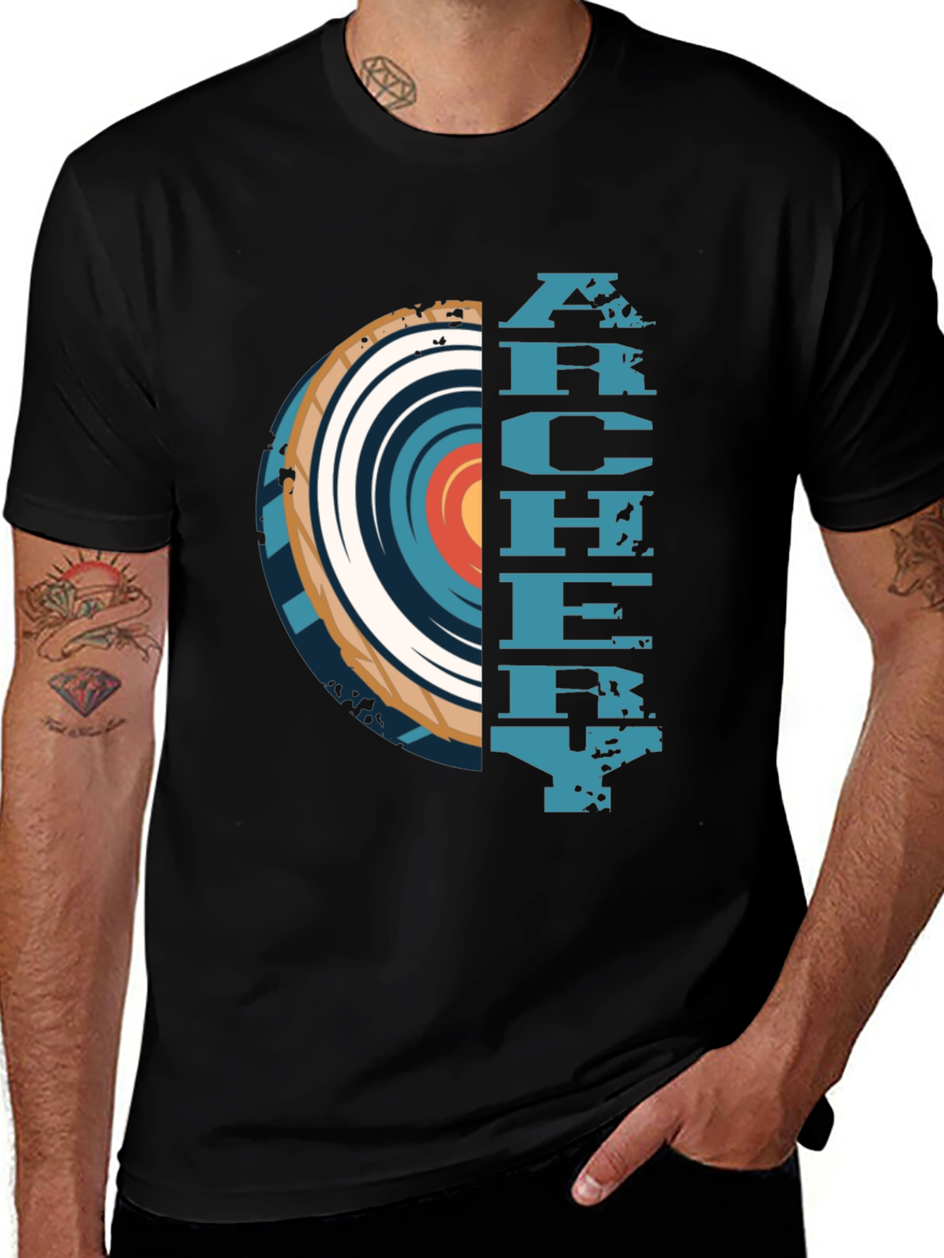 Variant 3 of Archery Target T-Shirt