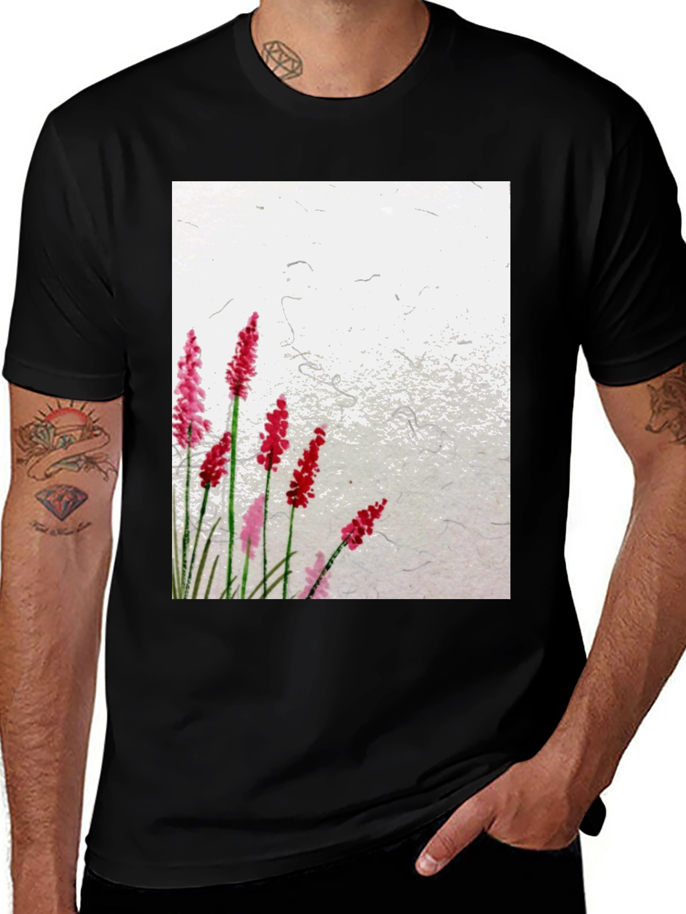 Variant 6 of Floral T-Shirt - Stylish Casual Wear