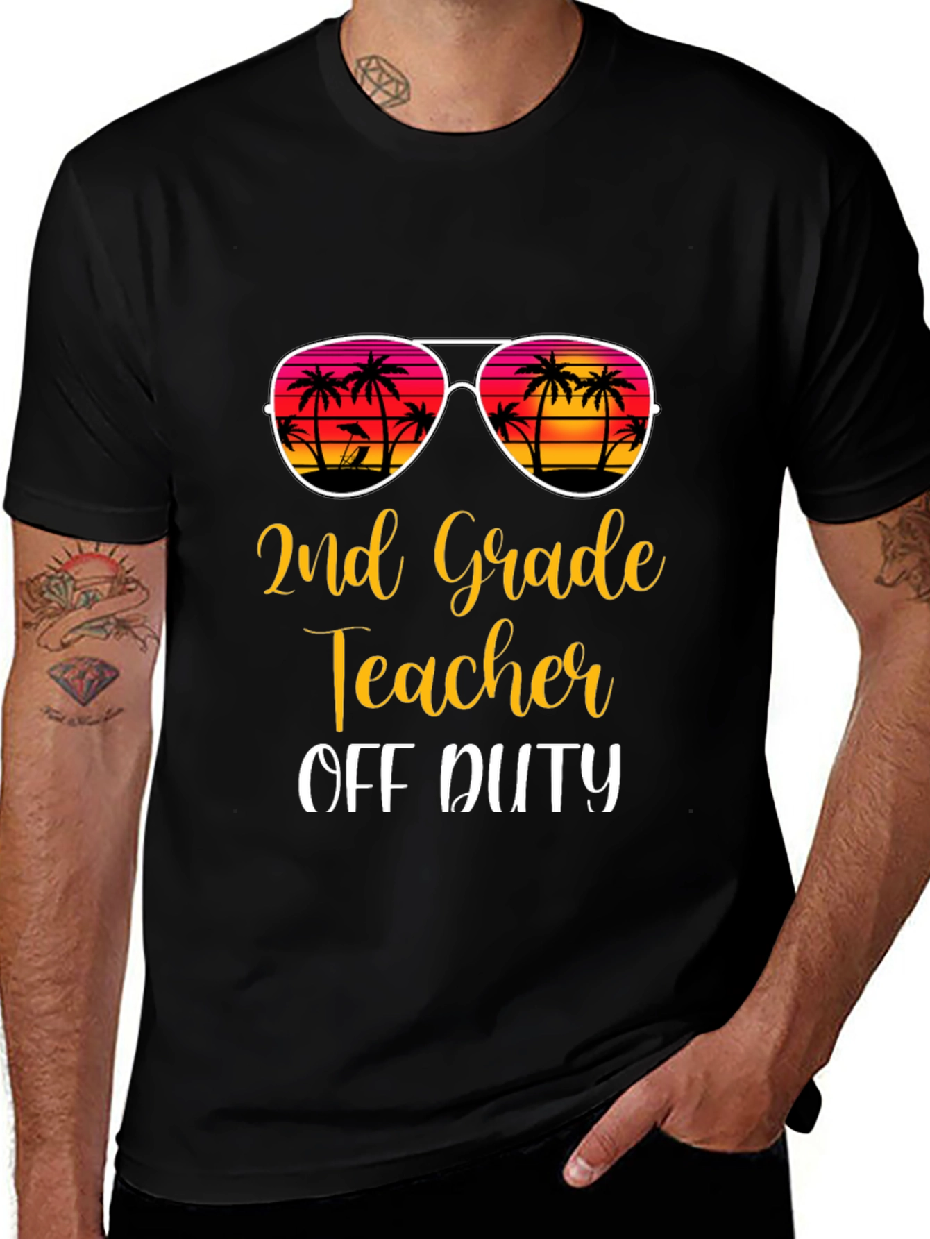 2nd Grade Teacher Off Duty T-Shirt