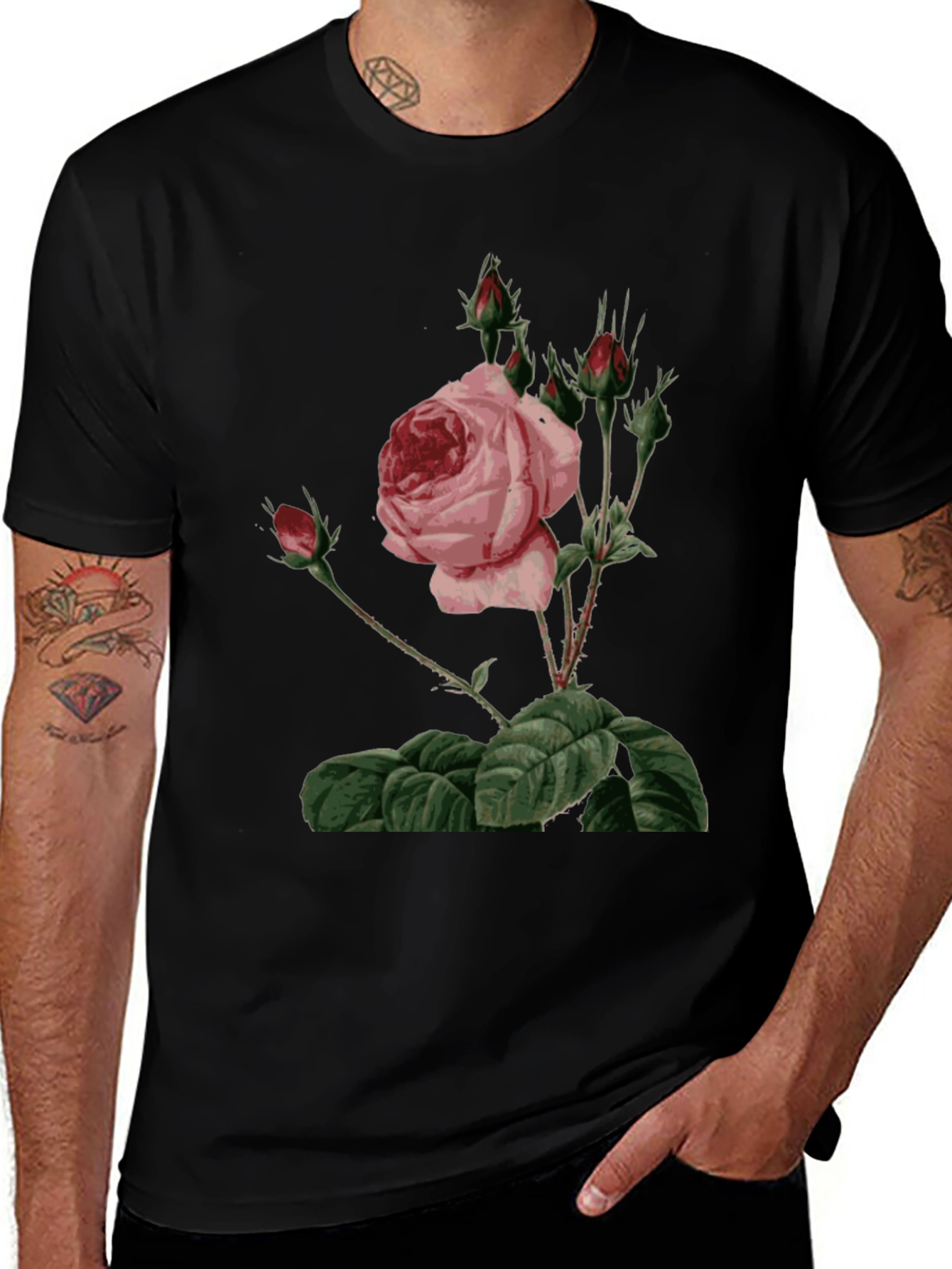 Rose Graphic T-Shirt