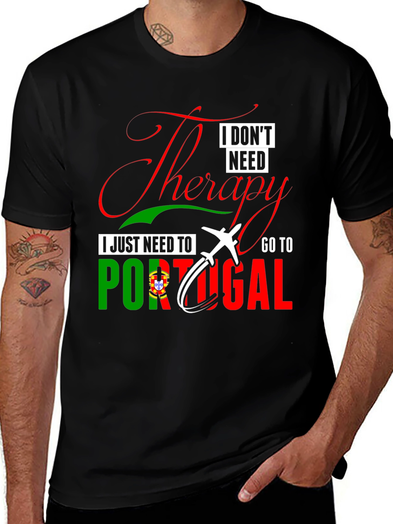 Portugal Therapy T-Shirt - Travel Tee