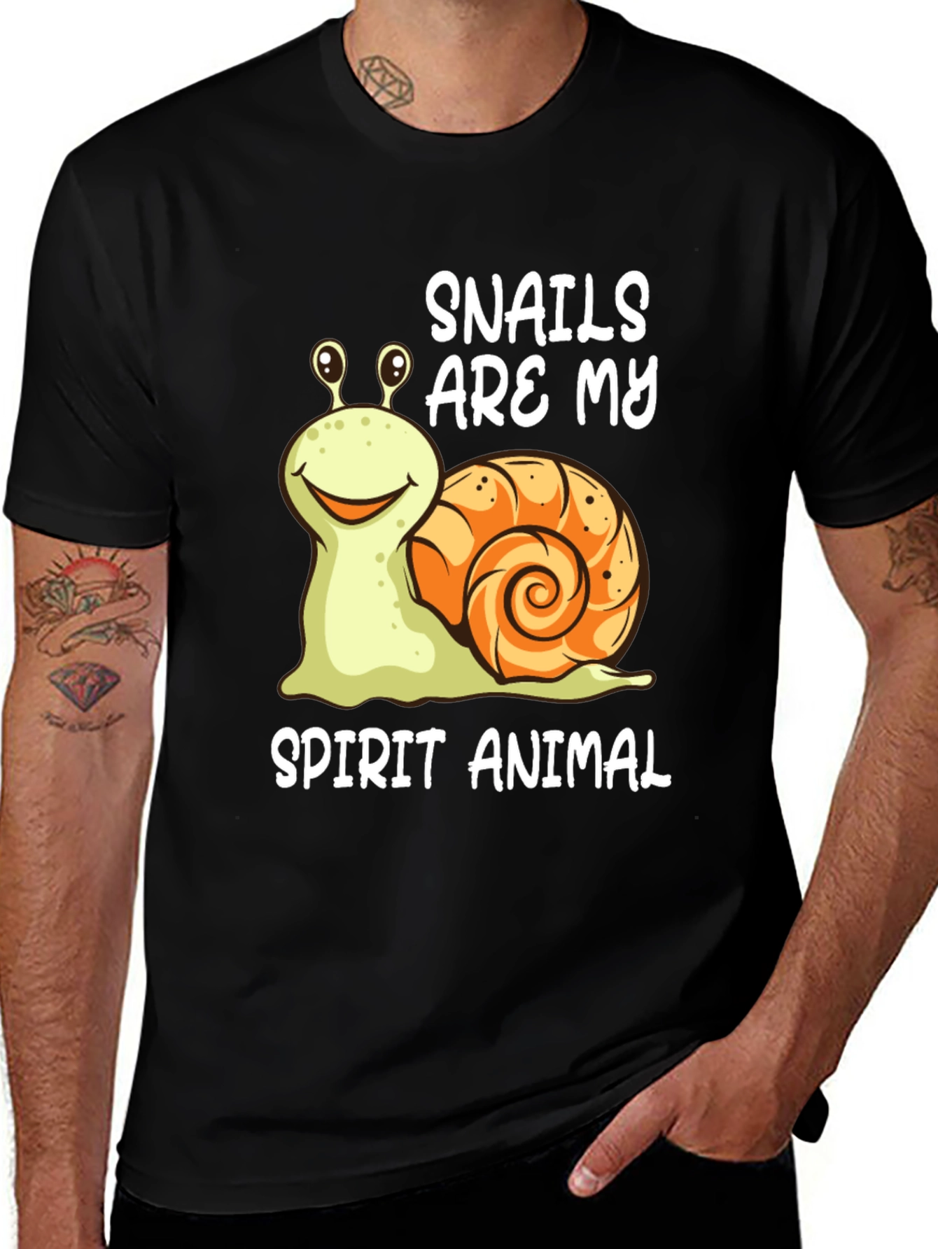 Variant 20 of Snails Are My Spirit Animal Funny T-Shirt