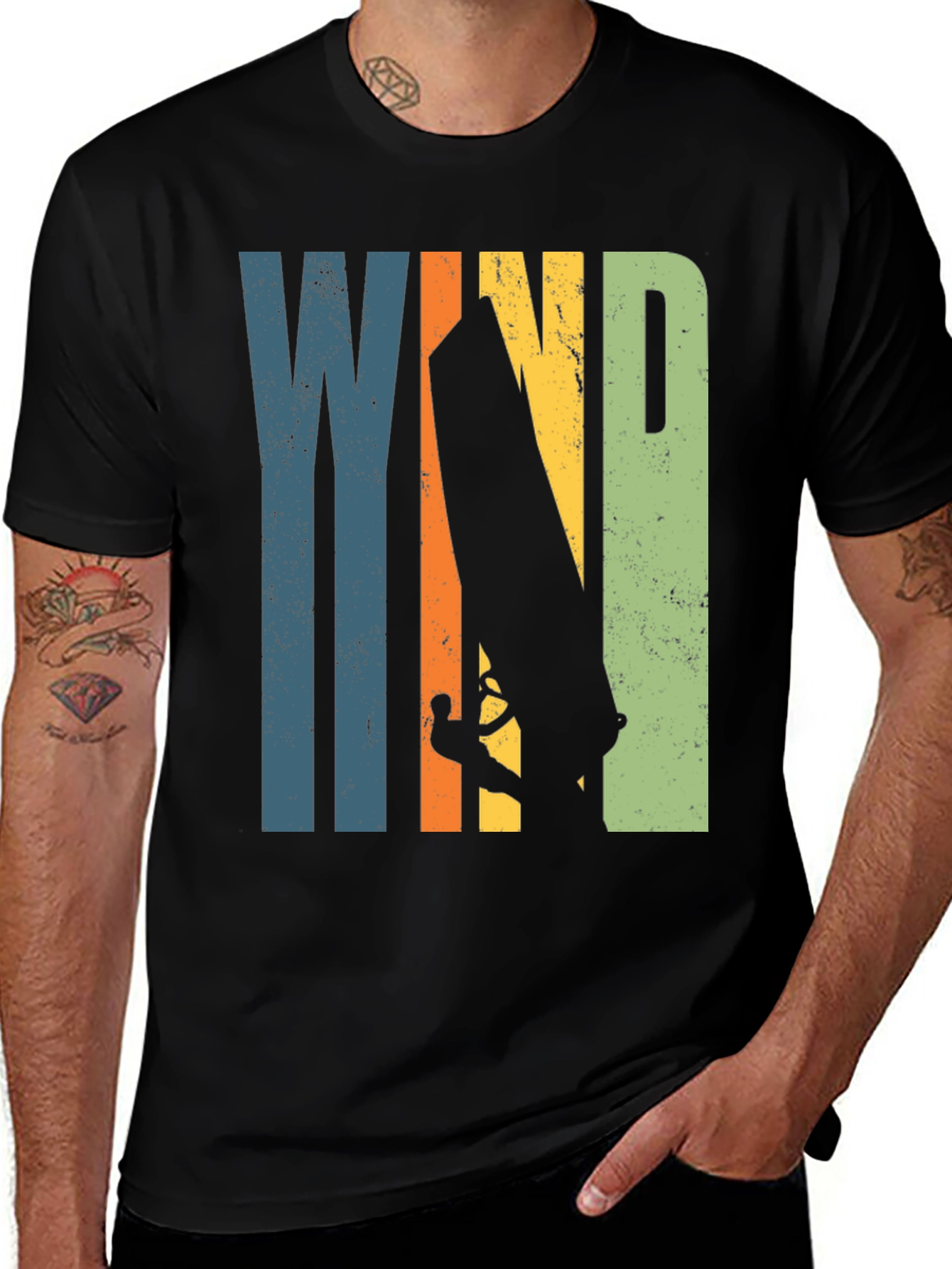 Variant 2 of Vintage Windsurfer T-Shirt - Retro Style