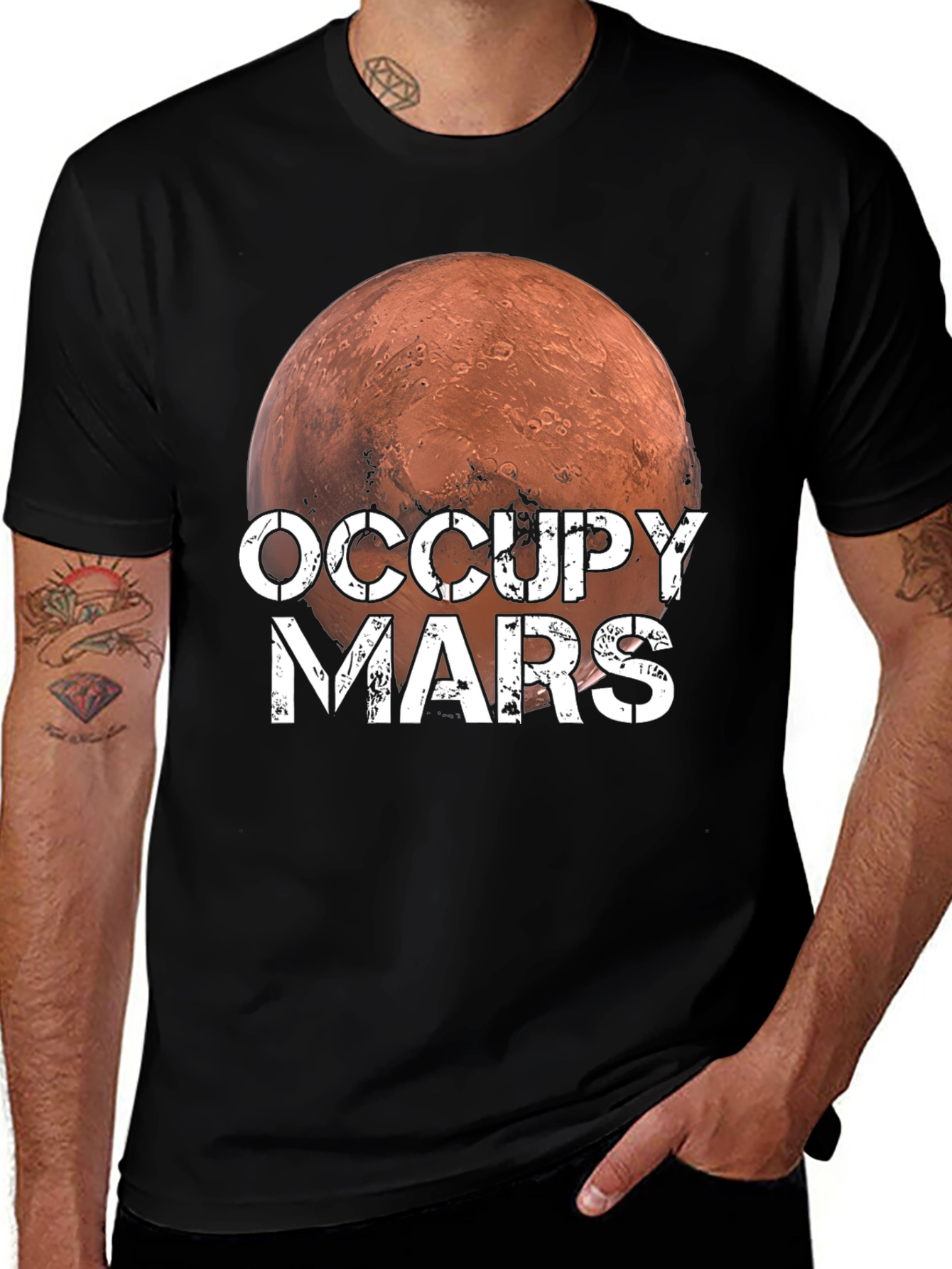 Occupy Mars T-Shirt - Space Exploration Tee