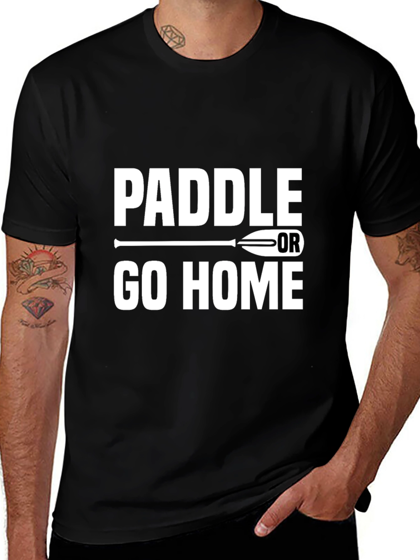 Variant 30 of Paddle or Go Home Graphic T-Shirt