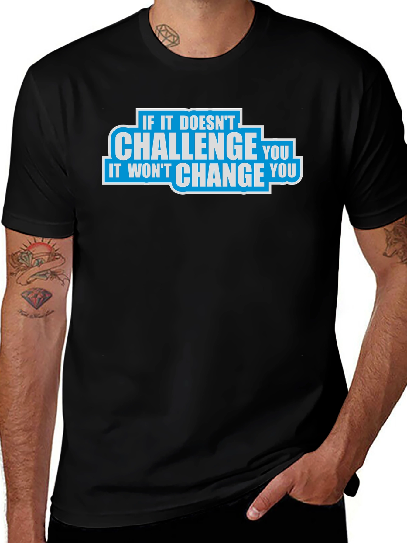Motivational Challenge Change Graphic T-Shirt