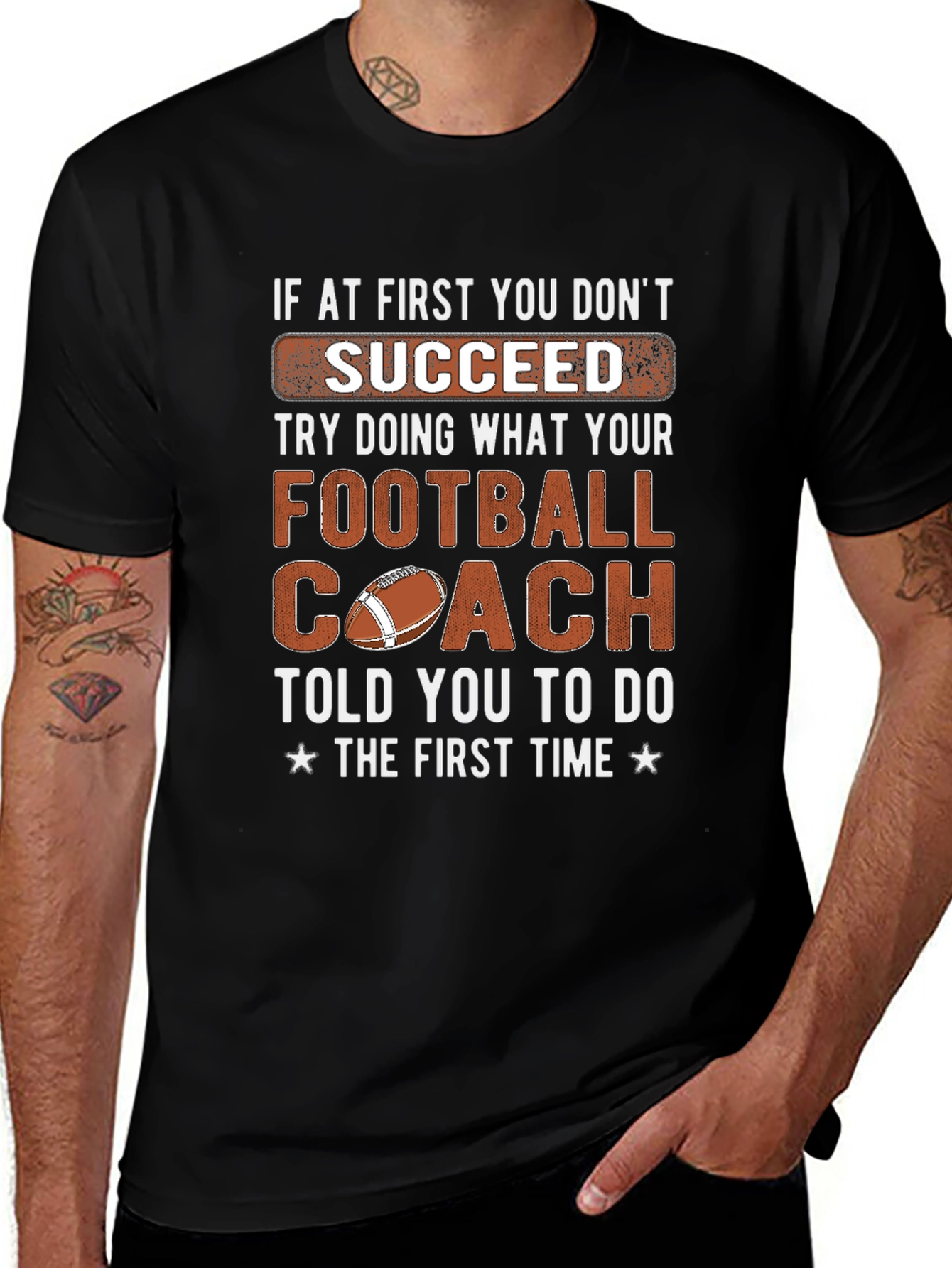 Variant 6 of Funny Football Coach T-Shirt