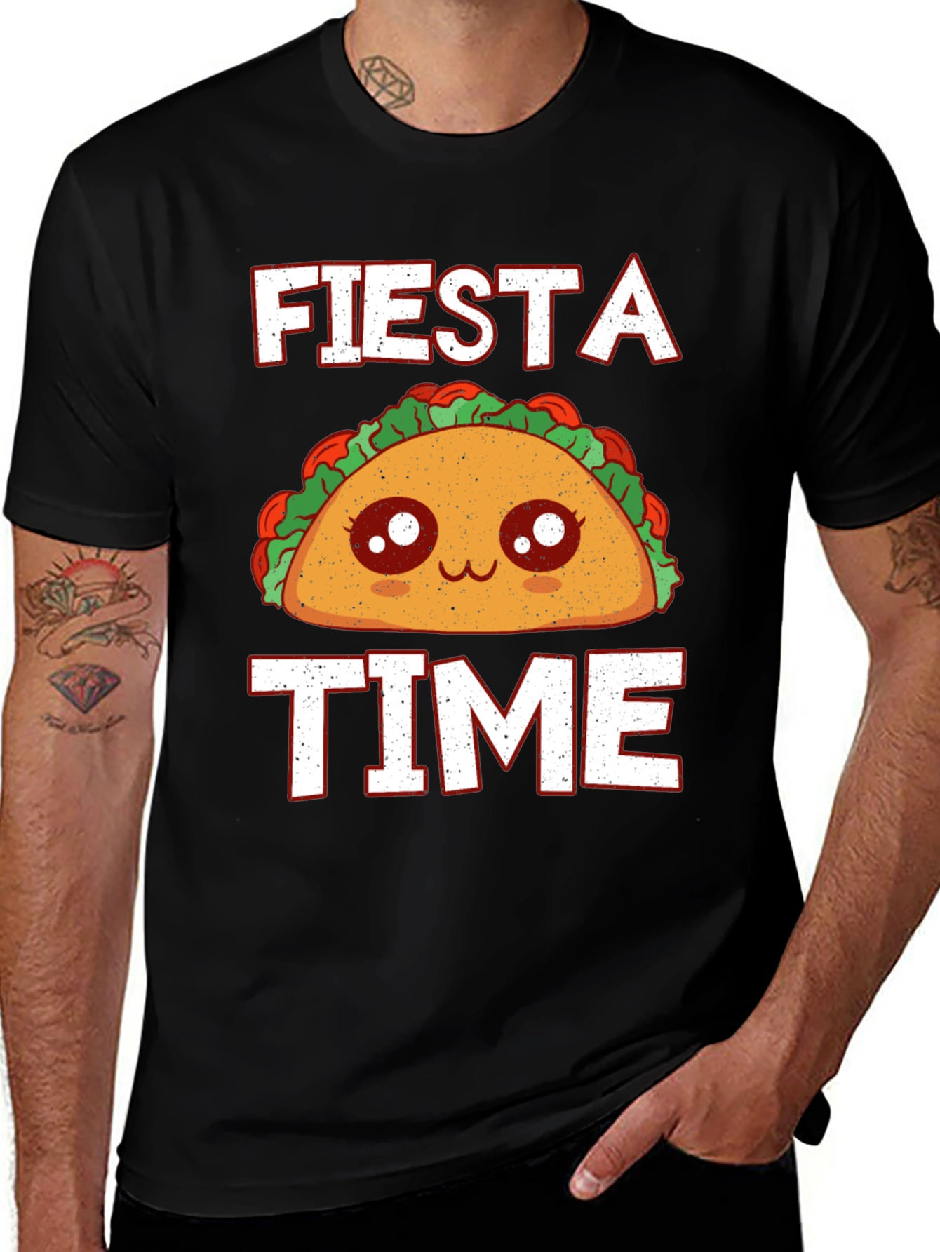 Fiesta Time Taco Graphic T-Shirt