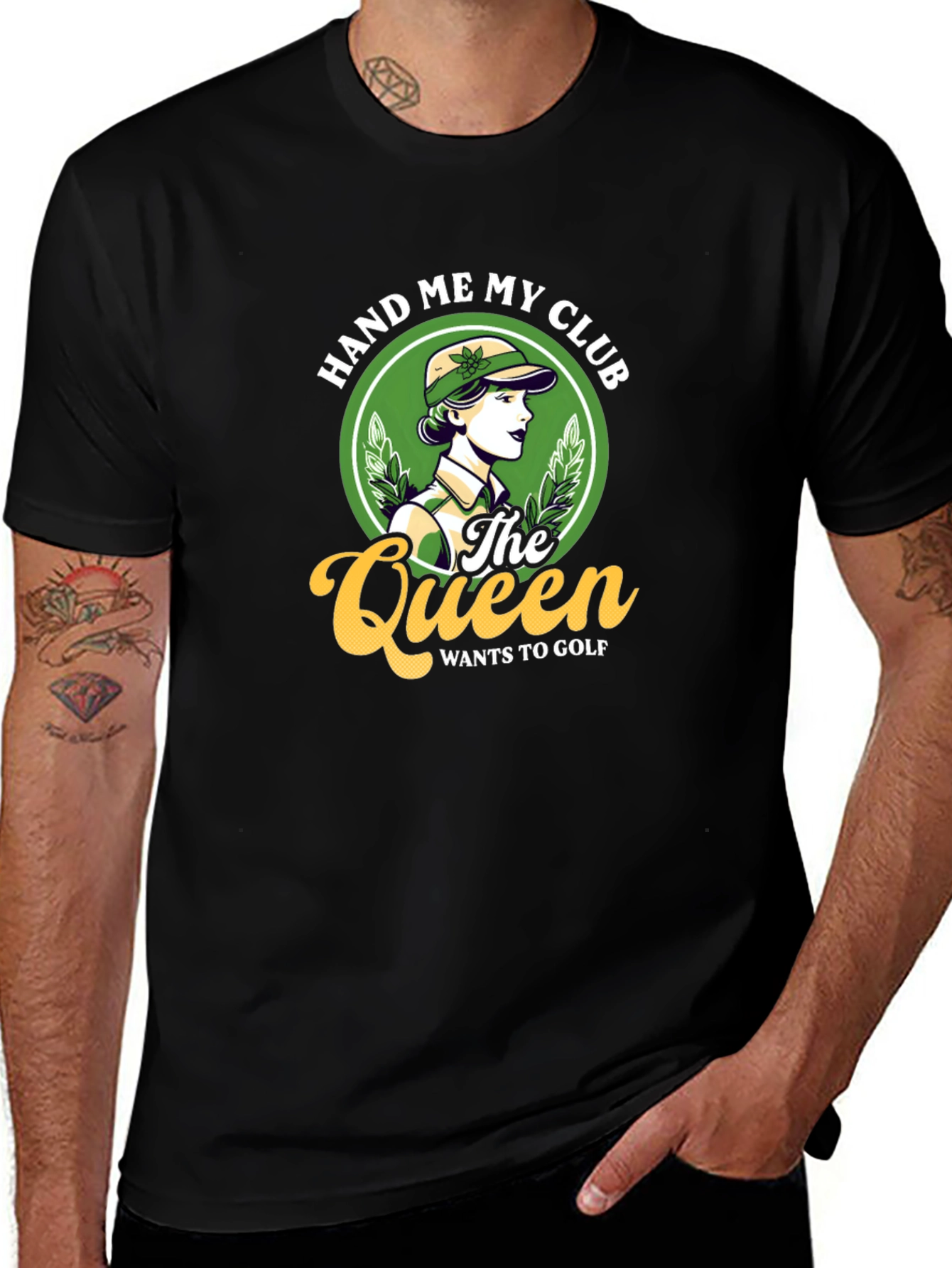Variant 15 of The Queen Wants to Golf T-Shirt