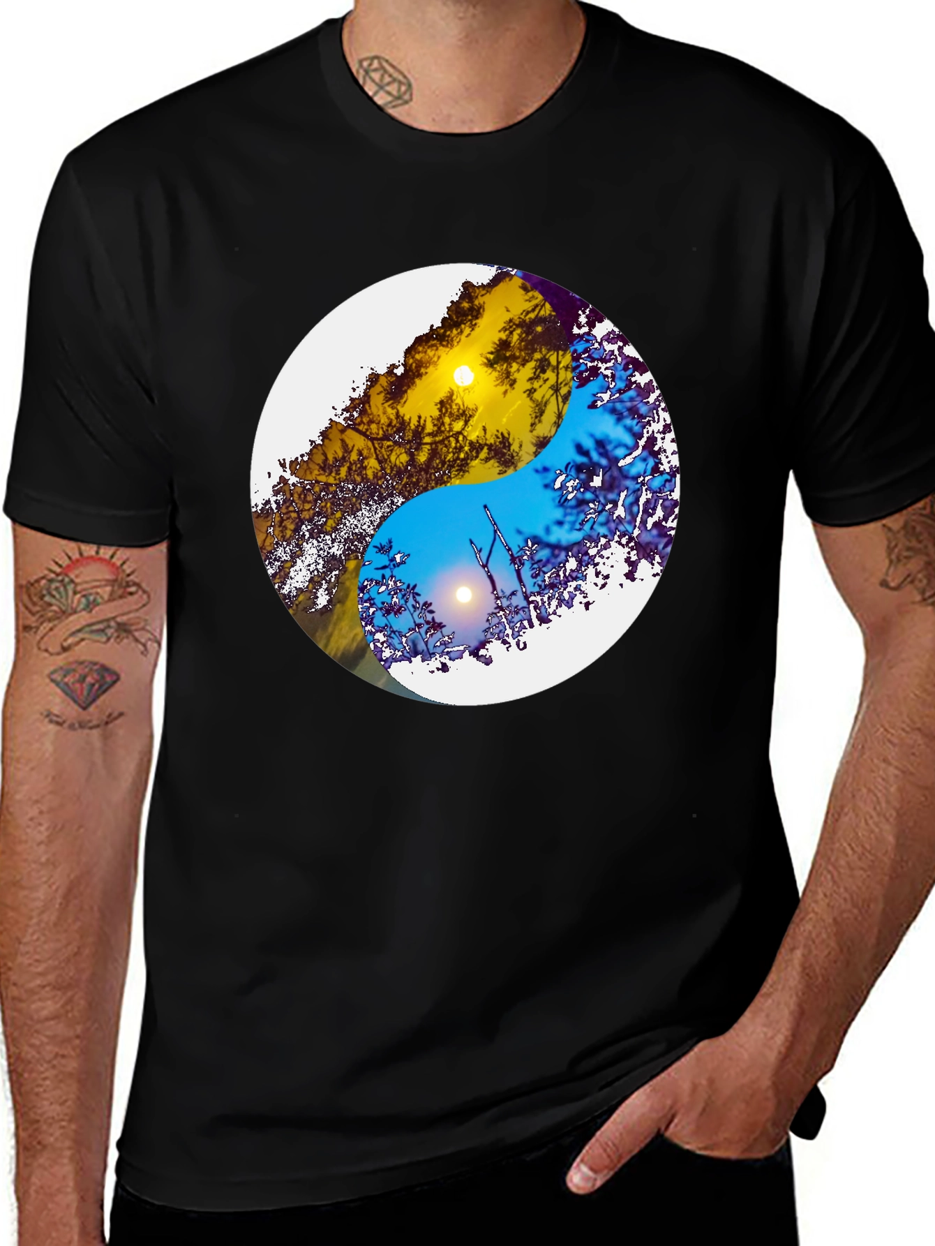 Yin Yang Nature T-Shirt - Balance & Harmony