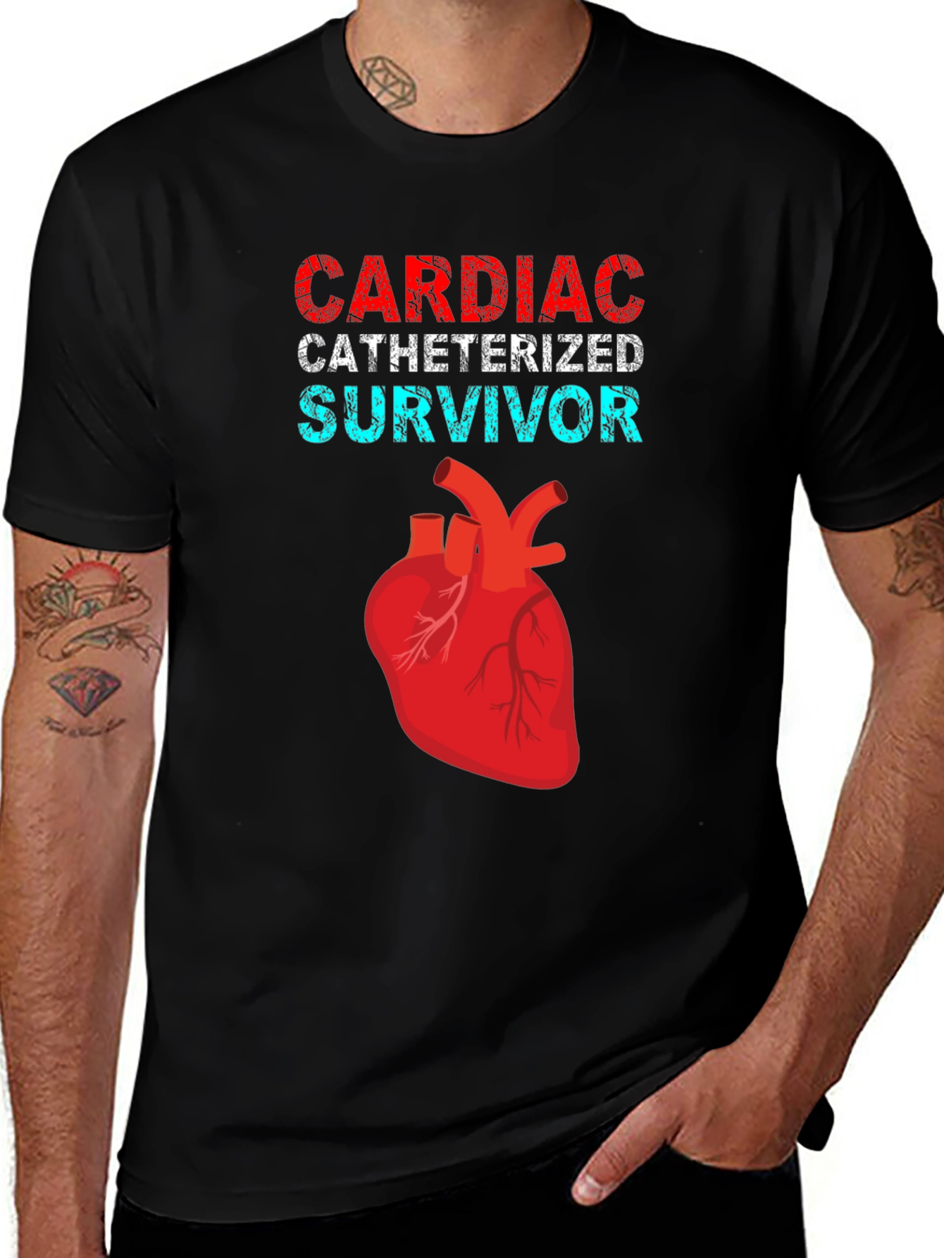 Cardiac Catheterized Survivor Graphic Tee