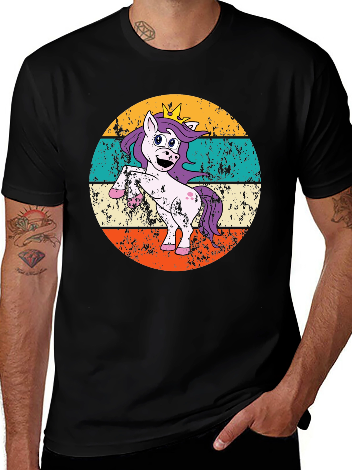 Variant 24 of Retro Unicorn T-Shirt - Cute & Comfy