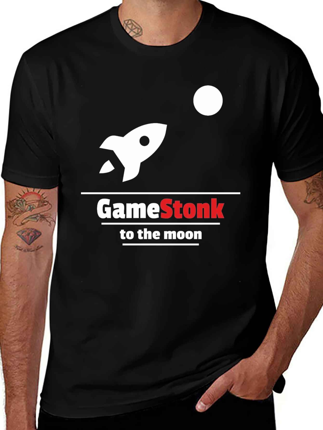 Variant 11 of GameStonk To The Moon T-Shirt