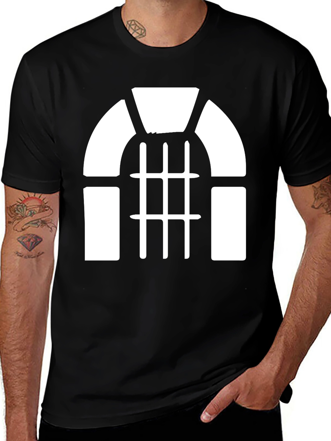 Variant 27 of Jukebox Graphic T-Shirt - Retro Music Style