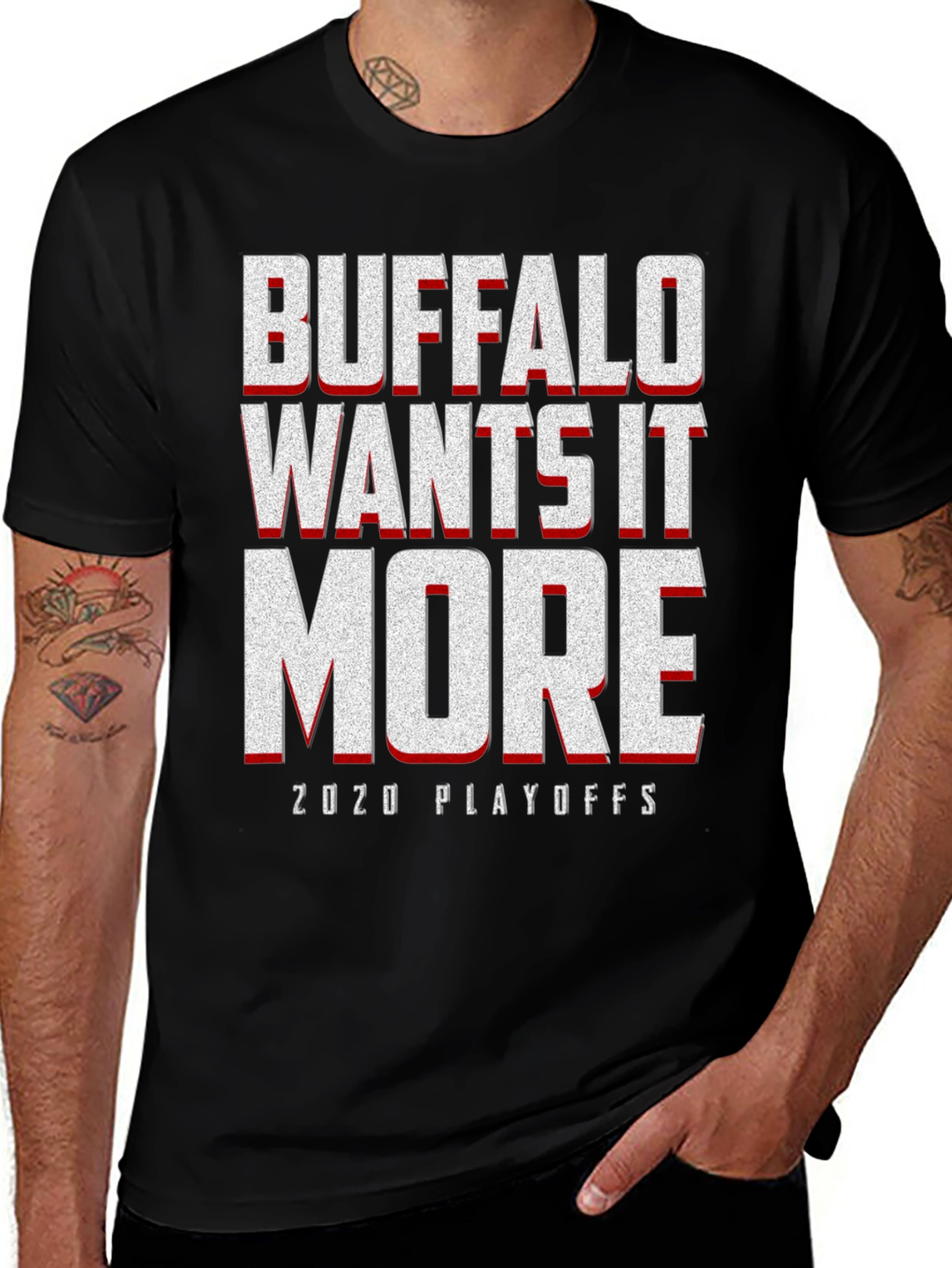 Buffalo Wants It More 2020 Playoffs Graphic T-Shirt