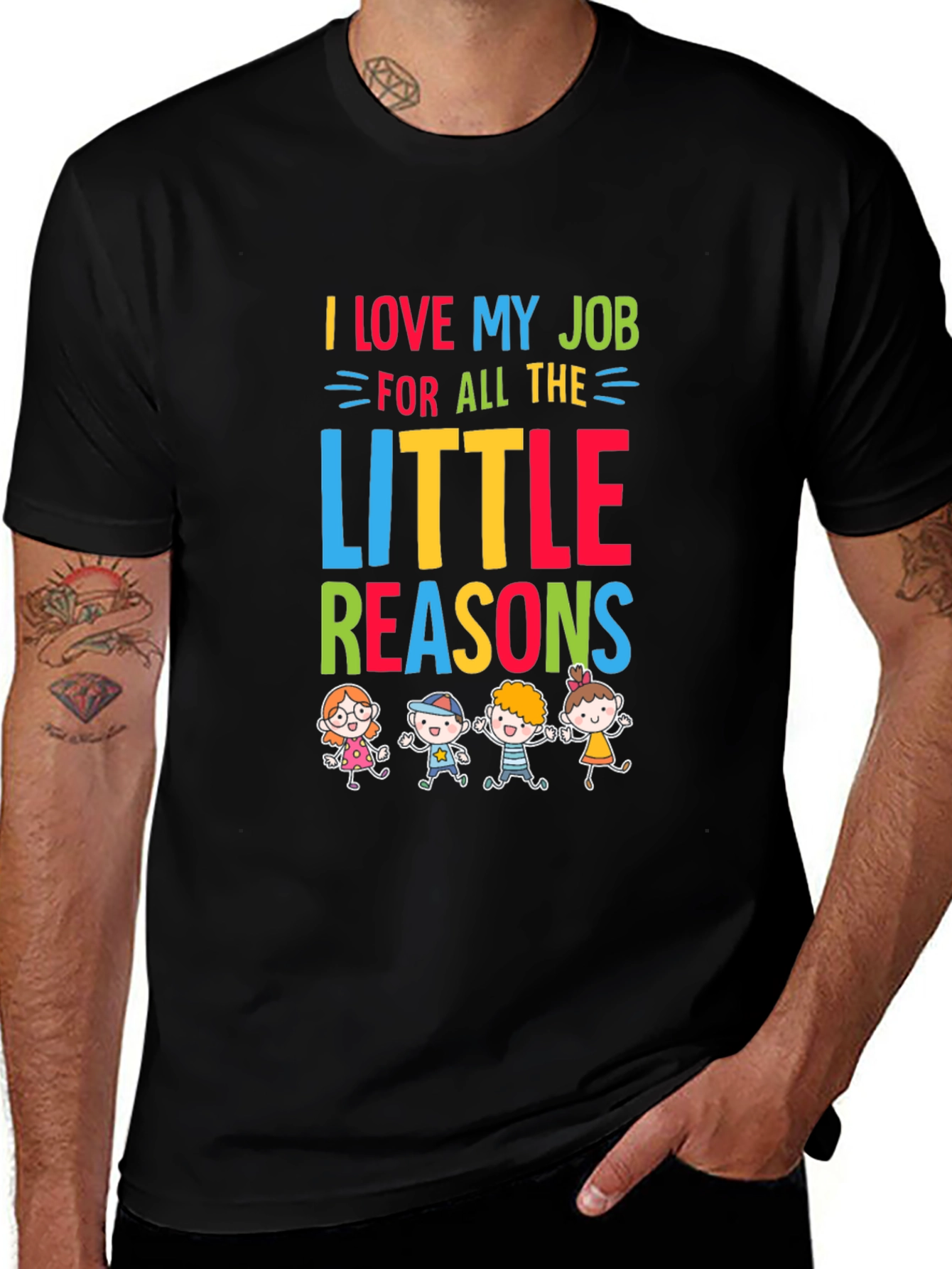 Variant 17 of I Love My Job Teacher T-Shirt