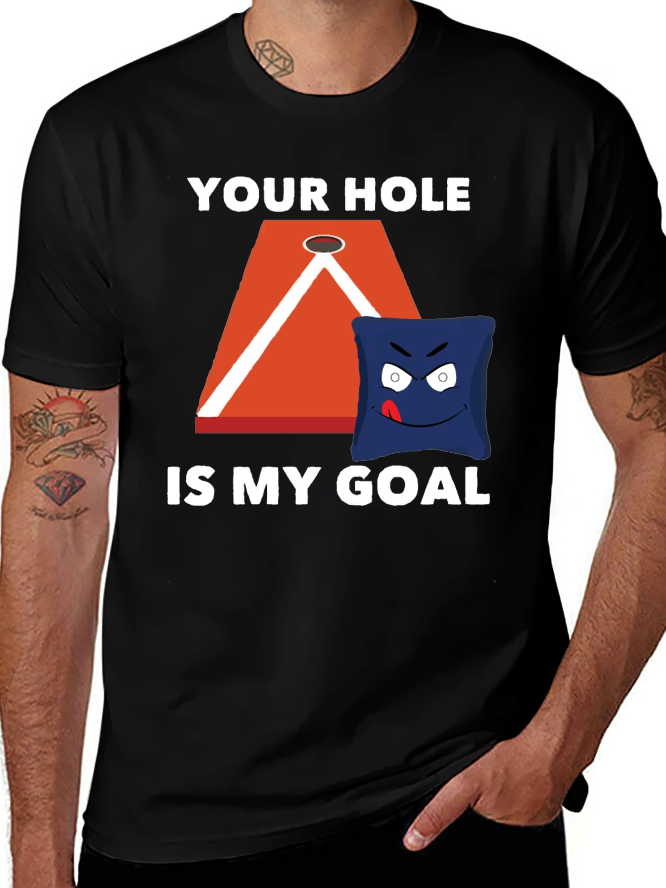 Variant 18 of Cornhole Goal T-Shirt