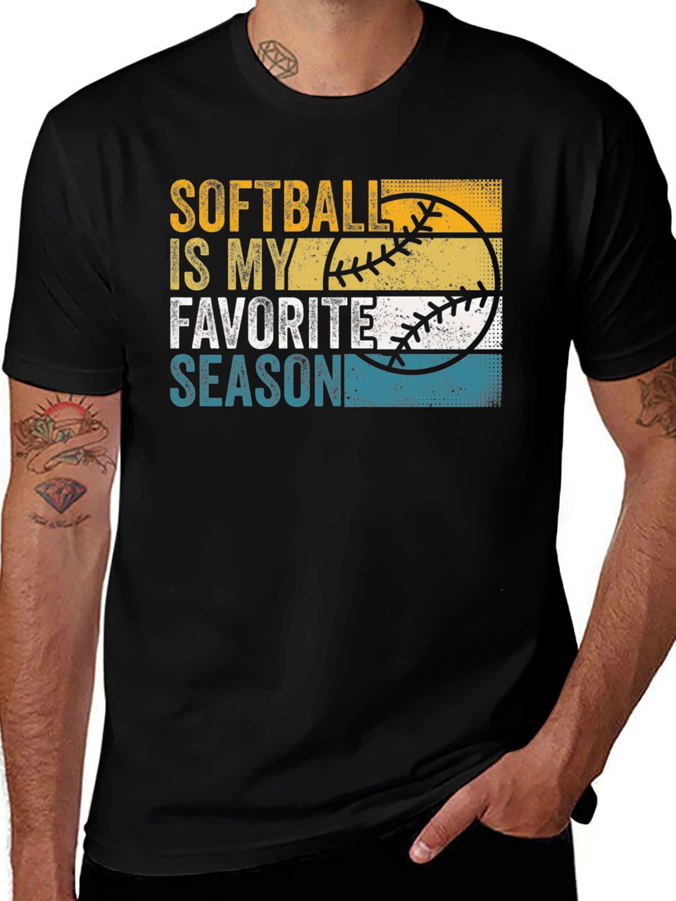 Variant 6 of Softball Favorite Season T-Shirt