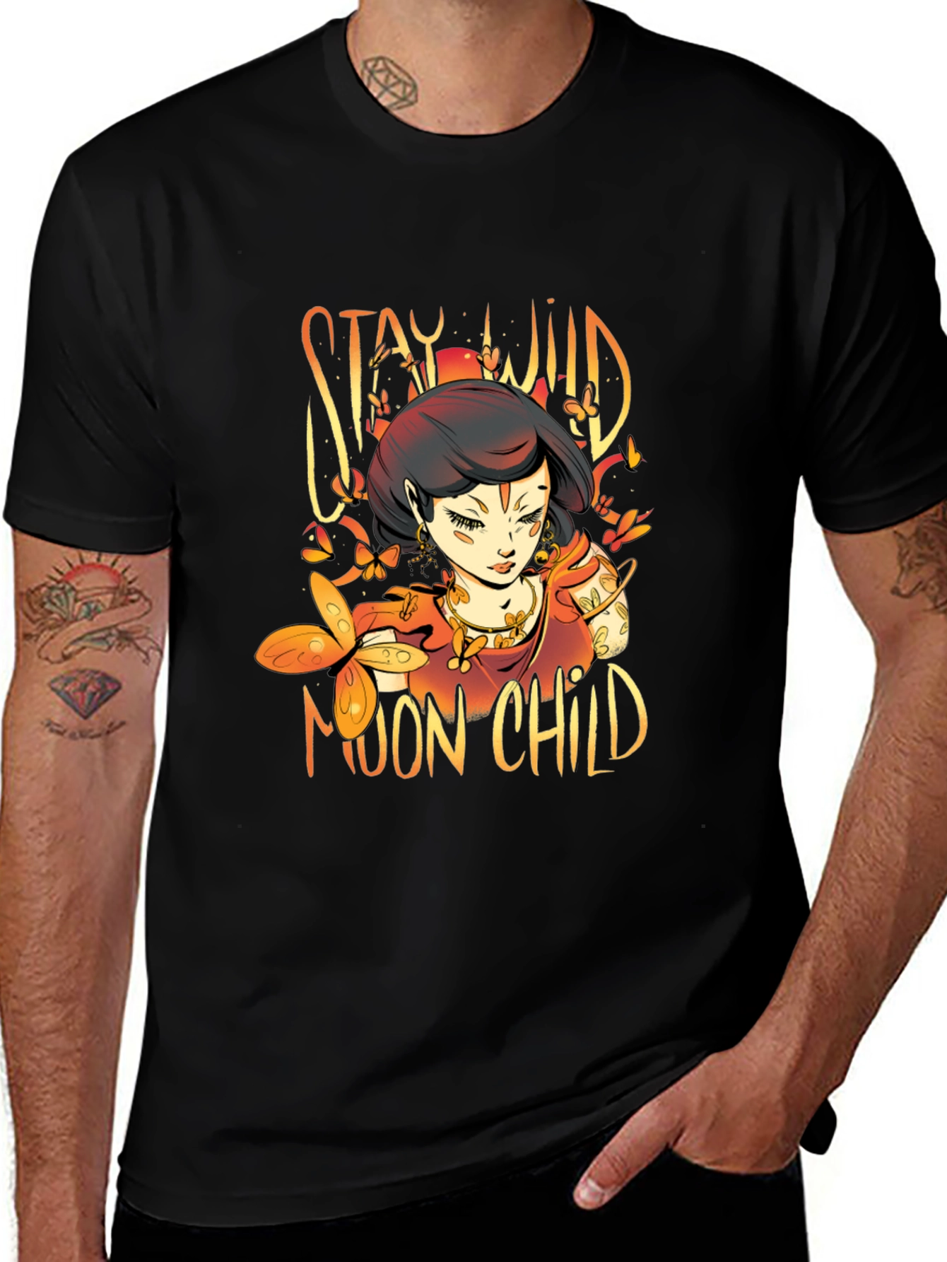 Variant 23 of Stay Wild Moon Child Graphic Tee