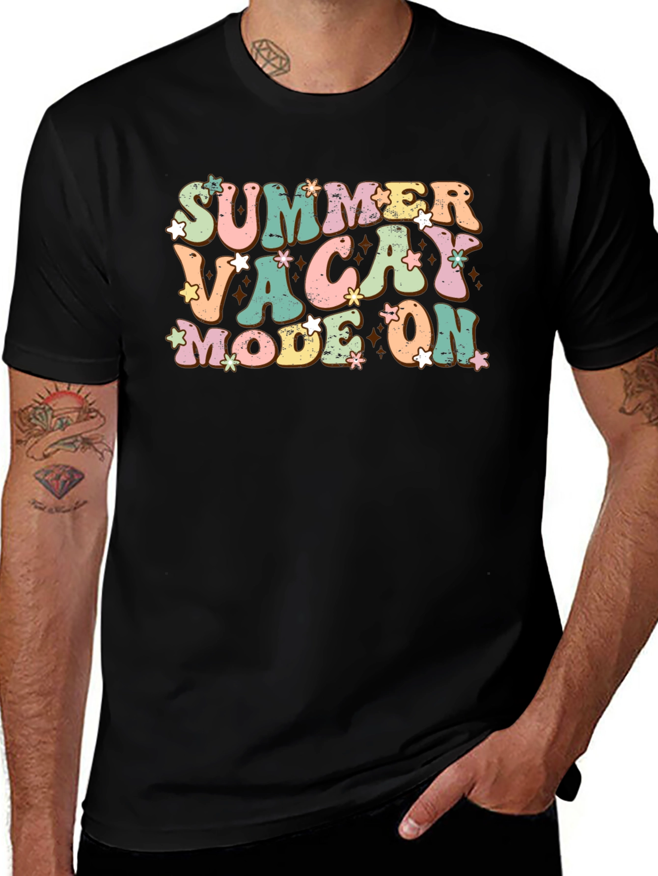Variant 4 of Summer Vacay Mode On Graphic Tee