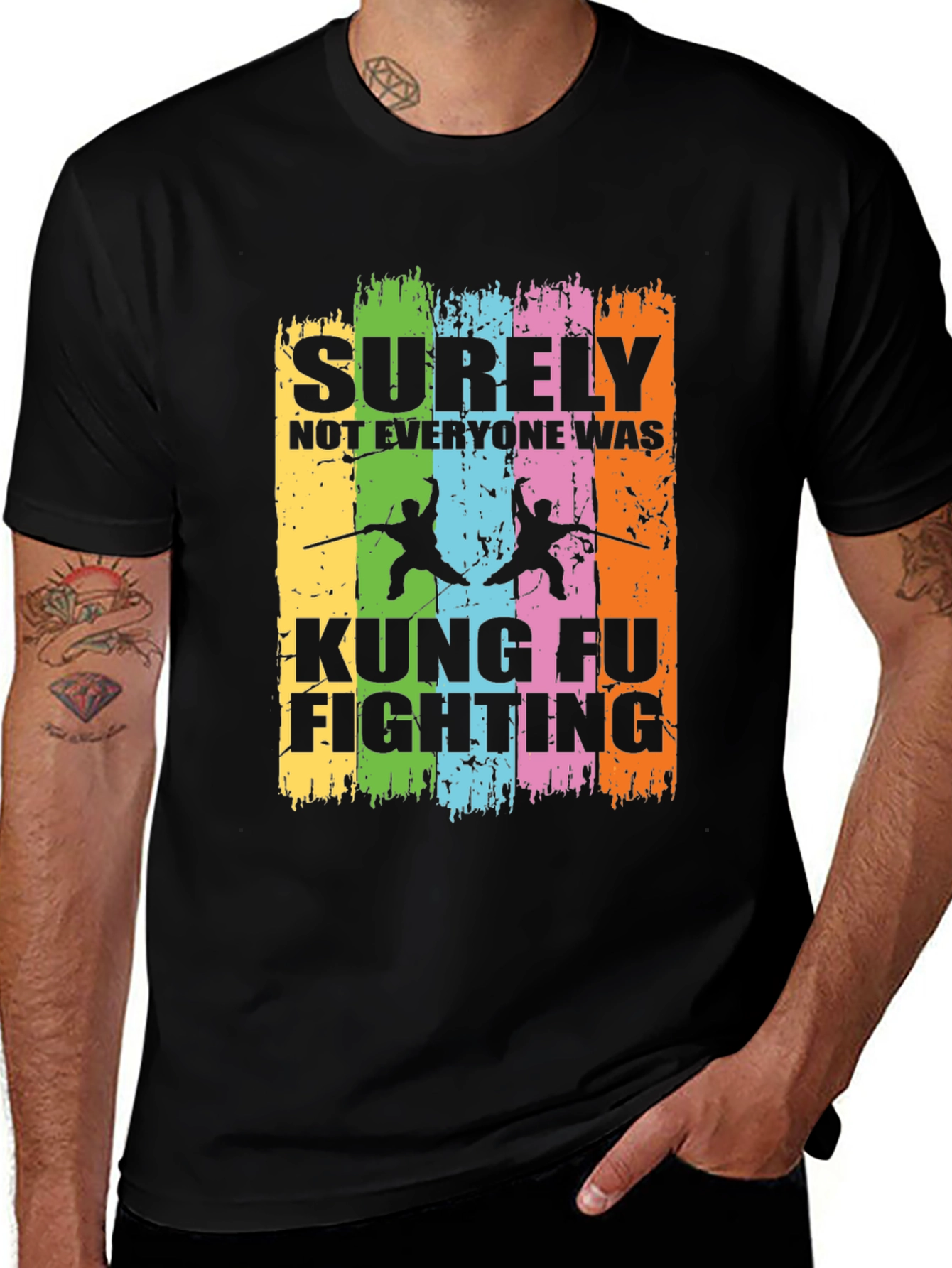 Variant 22 of Kung Fu Fighting Novelty T-Shirt