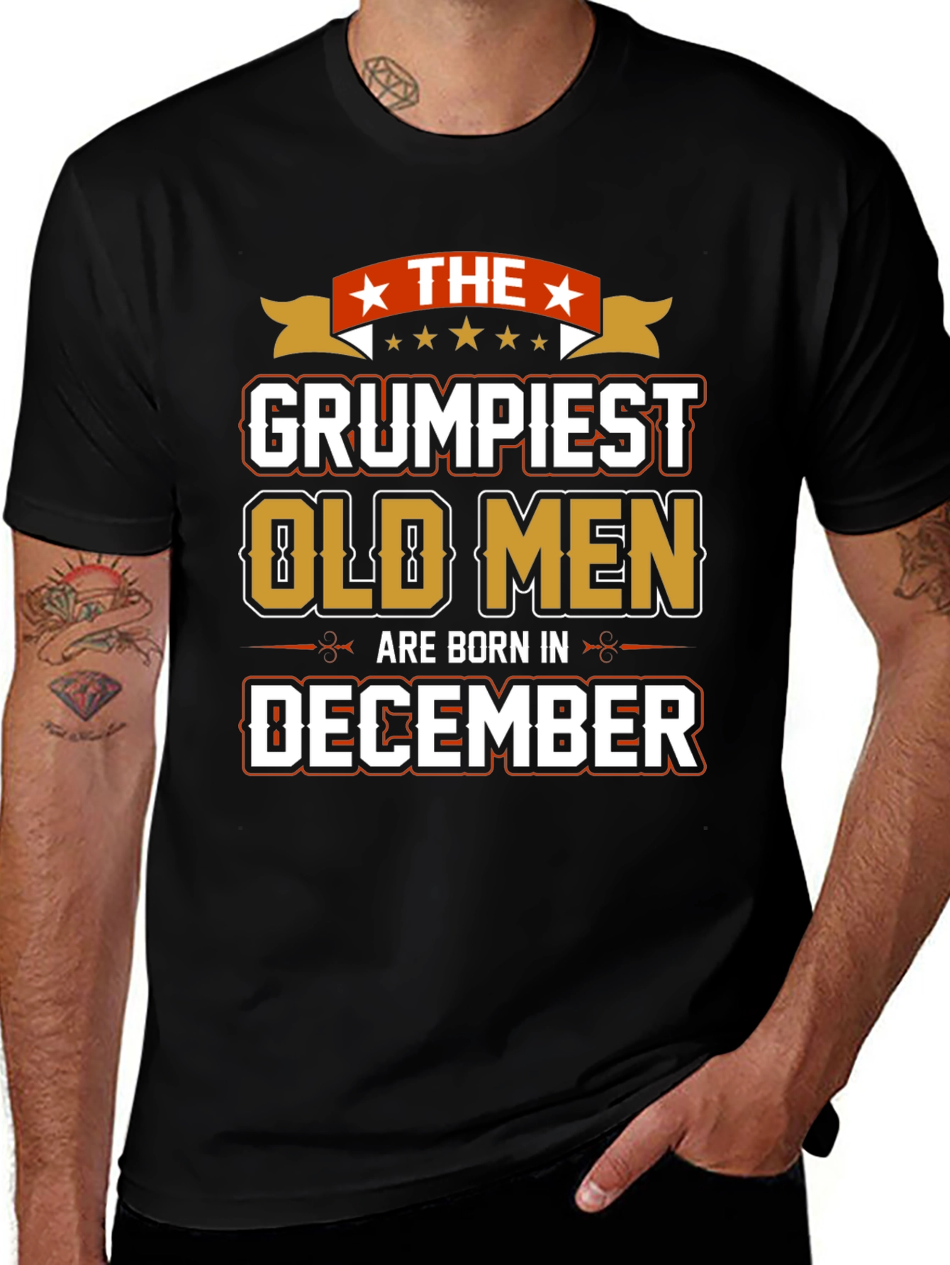Variant 27 of Grumpiest Old Men December Birthday T-Shirt