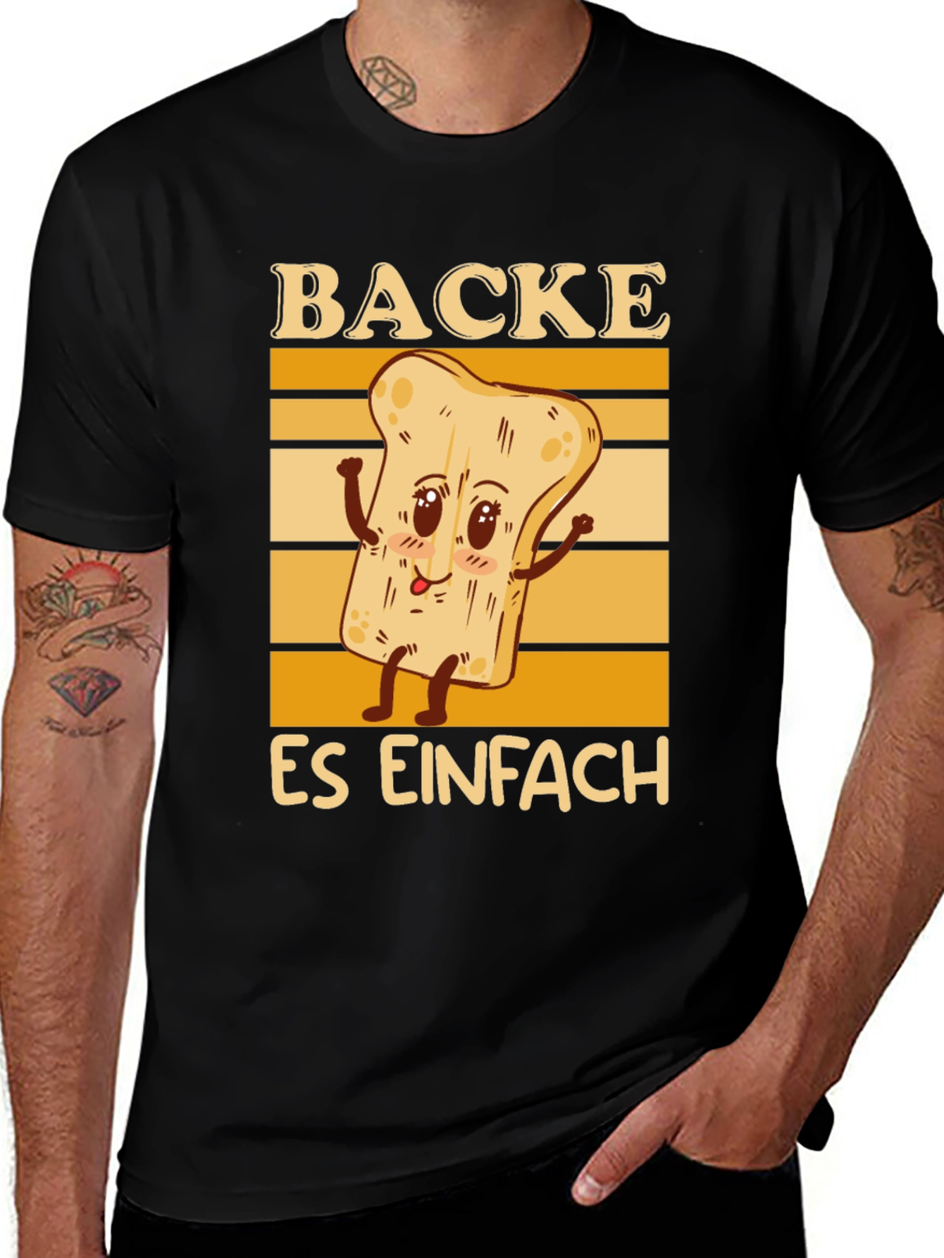 Variant 14 of Funny 'Bake it Easy' Toast T-Shirt
