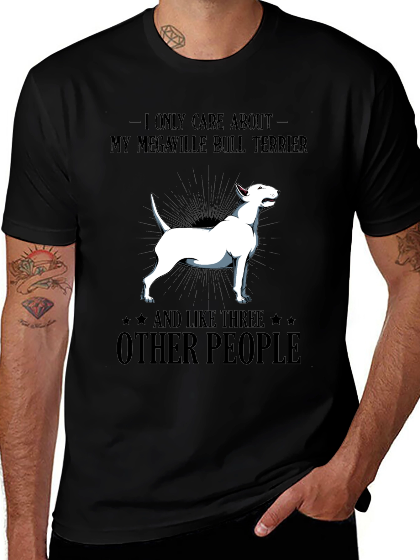 Variant 8 of Megaville Bull Terrier Graphic Tee