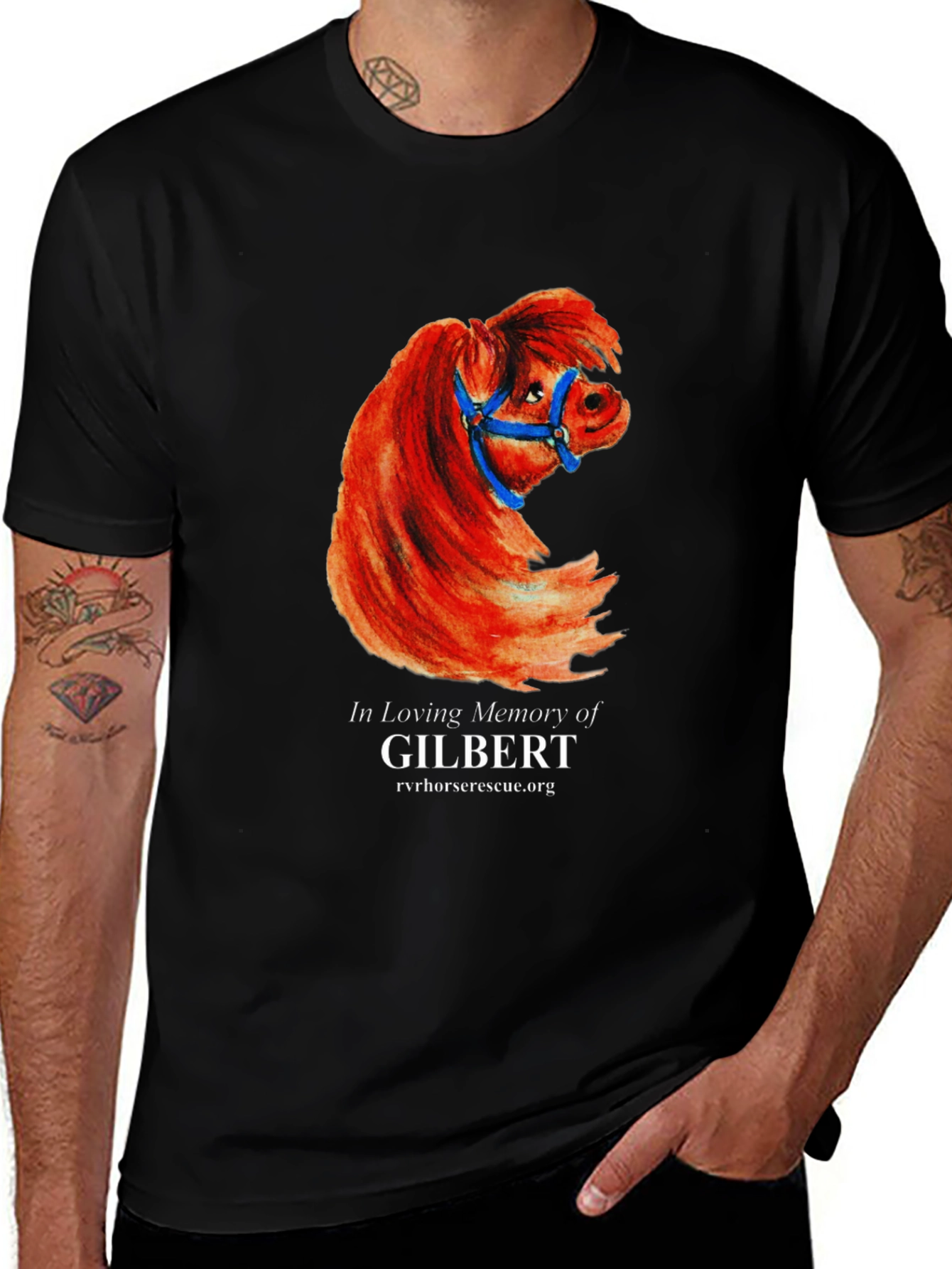 Variant 14 of Gilbert Horse Memorial T-Shirt
