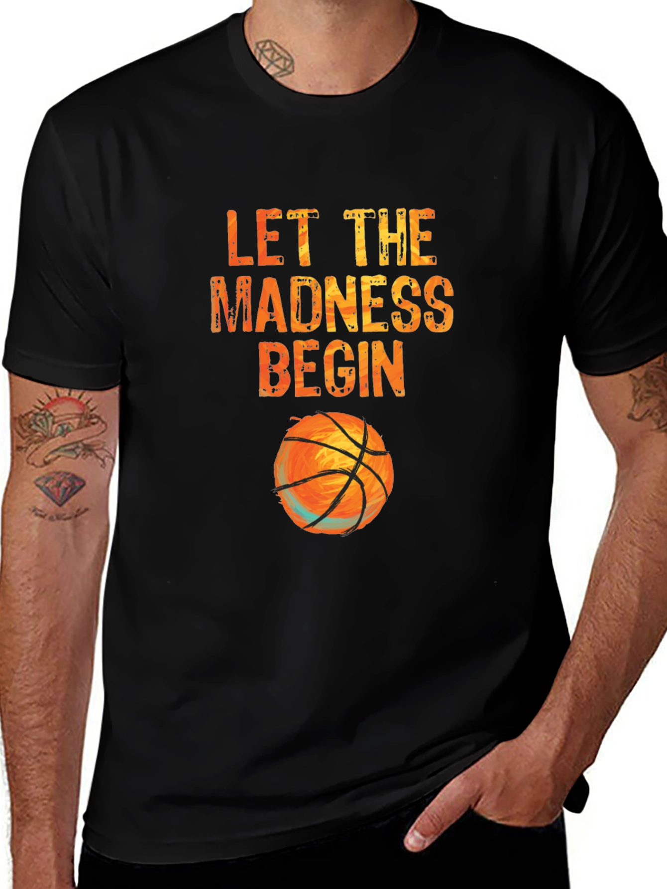 Variant 24 of Let the Madness Begin Basketball T-Shirt