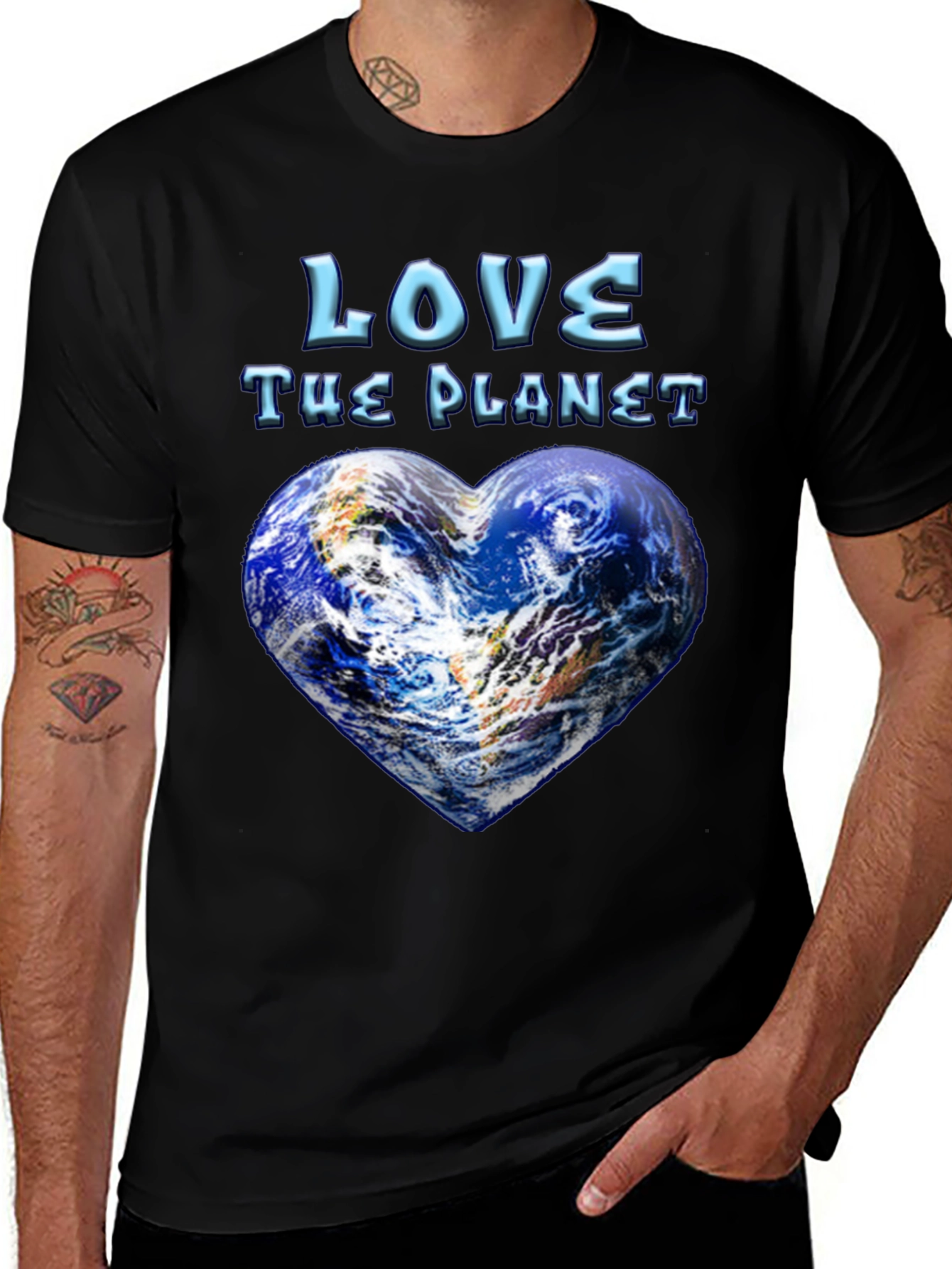 Variant 3 of Love The Planet Graphic T-Shirt
