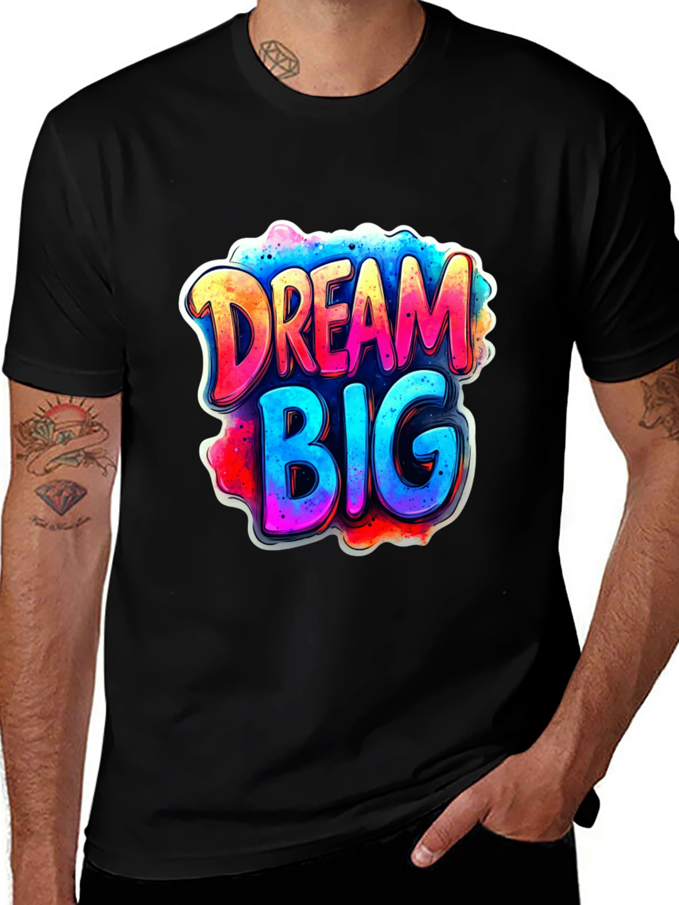 Variant 7 of Dream Big Graphic Tee - Motivational T-Shirt