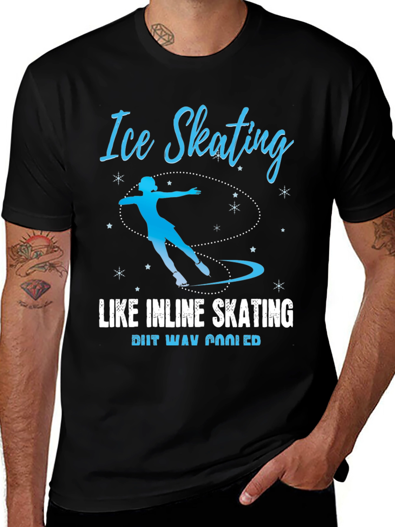 Variant 19 of Ice Skating Graphic Tee - Way Cooler