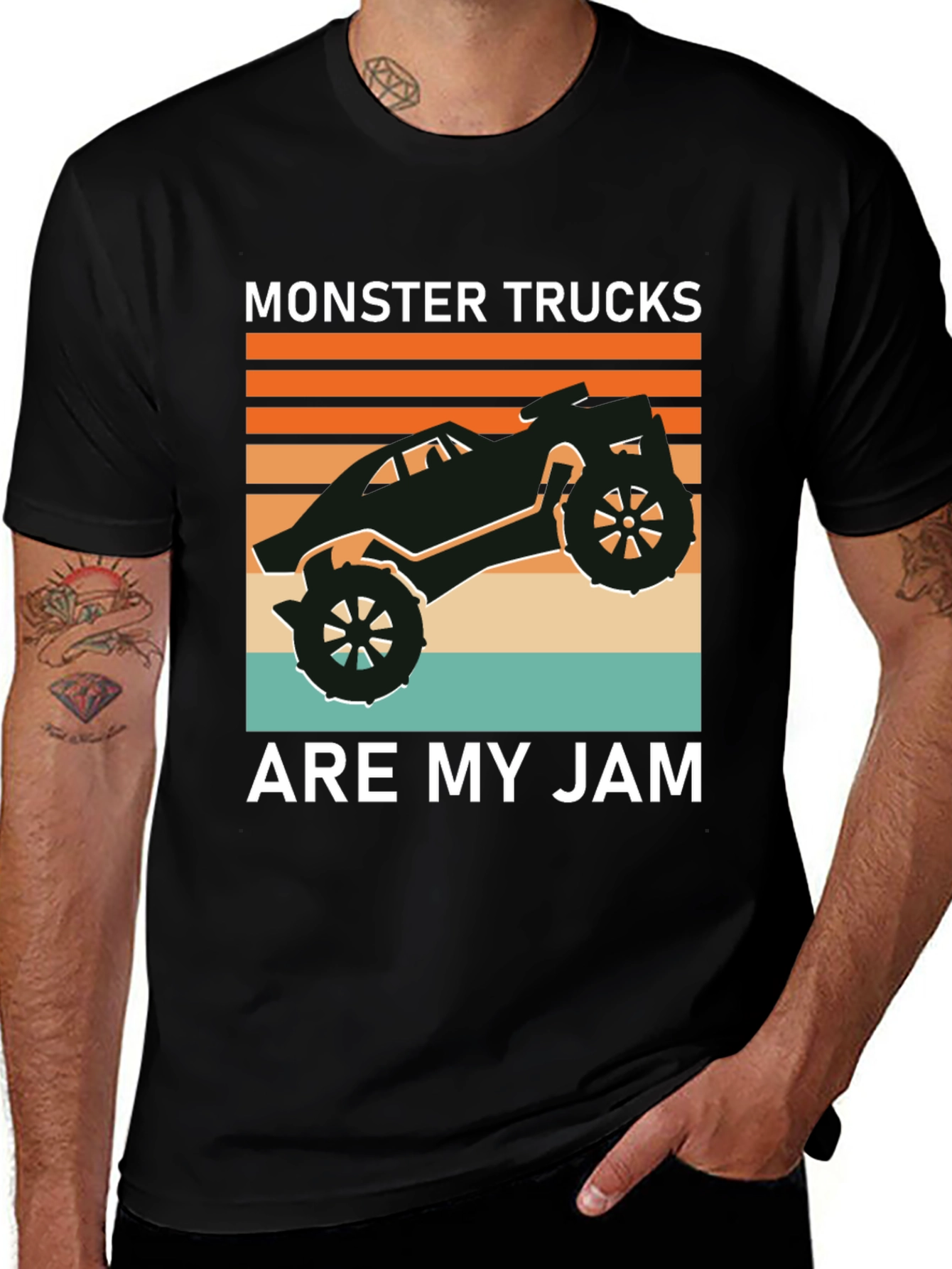 Variant 19 of Monster Trucks Are My Jam T-Shirt