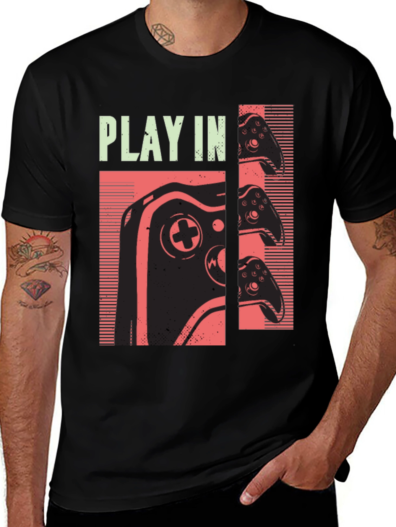 Variant 29 of Gamer T-Shirt - Play In Style
