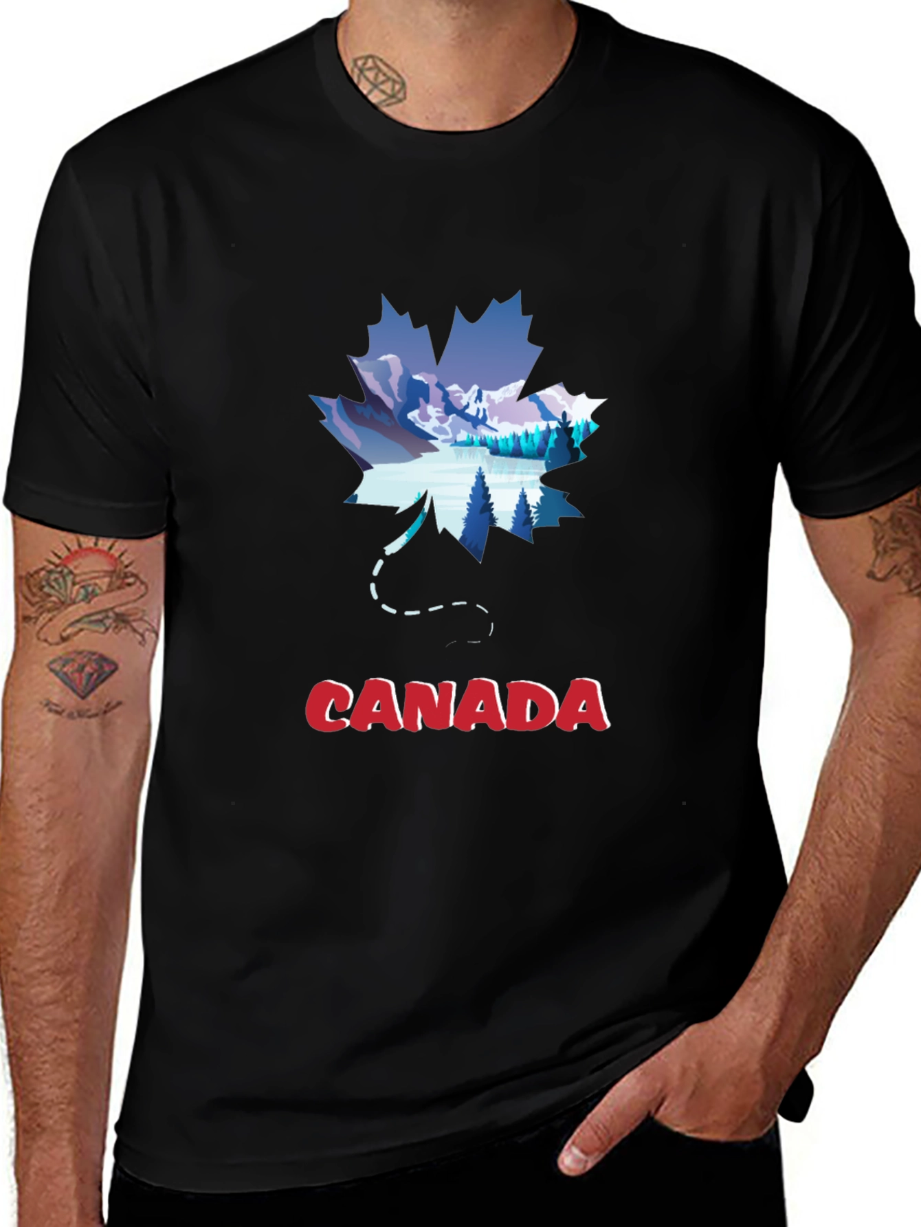 Canada Maple Leaf Graphic T-Shirt
