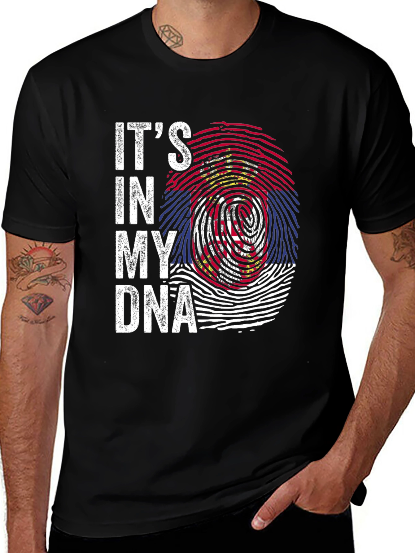 It's In My DNA Serbia Flag T-Shirt