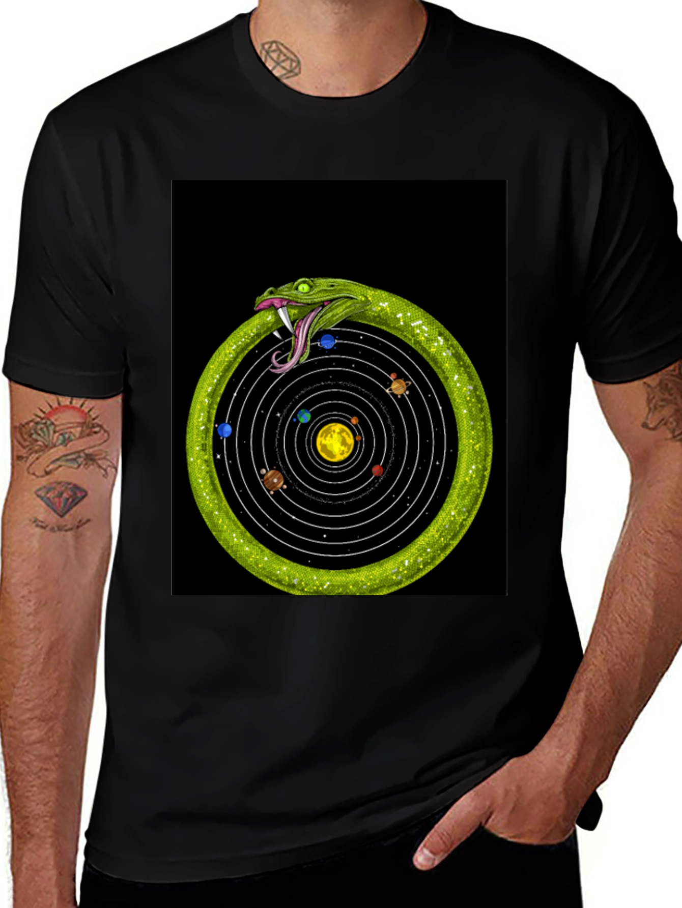 Ouroboros Solar System T-Shirt