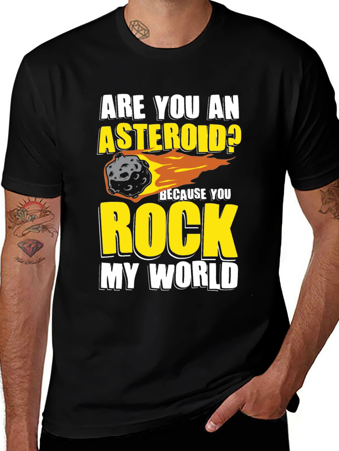 Variant 5 of Asteroid Rock My World Graphic T-Shirt