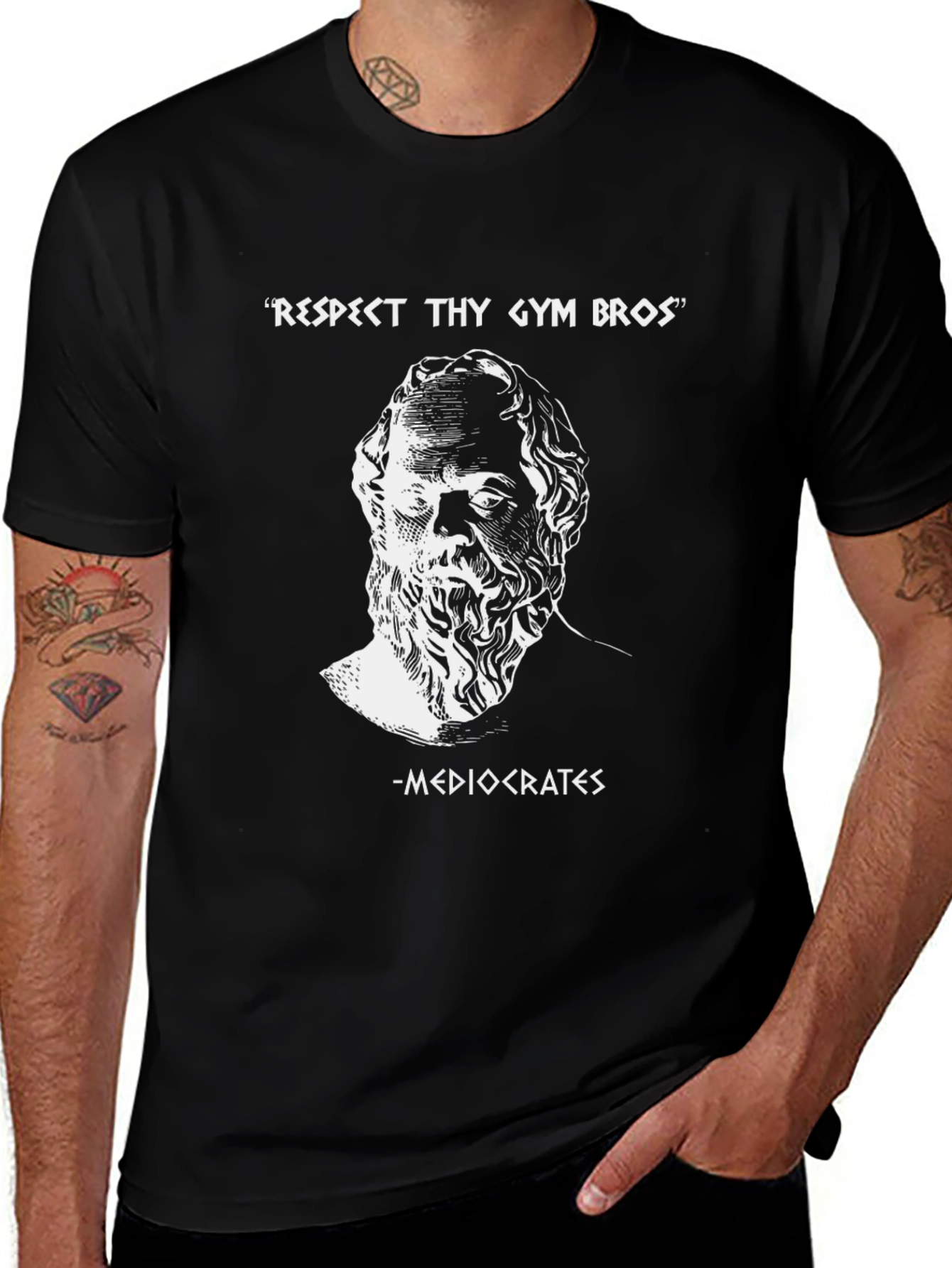 Variant 23 of Respect Thy Gym Bros T-Shirt