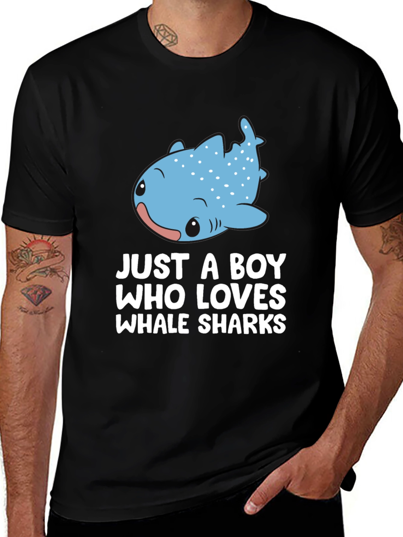 Variant 8 of Boy's Whale Shark Lover Graphic Tee