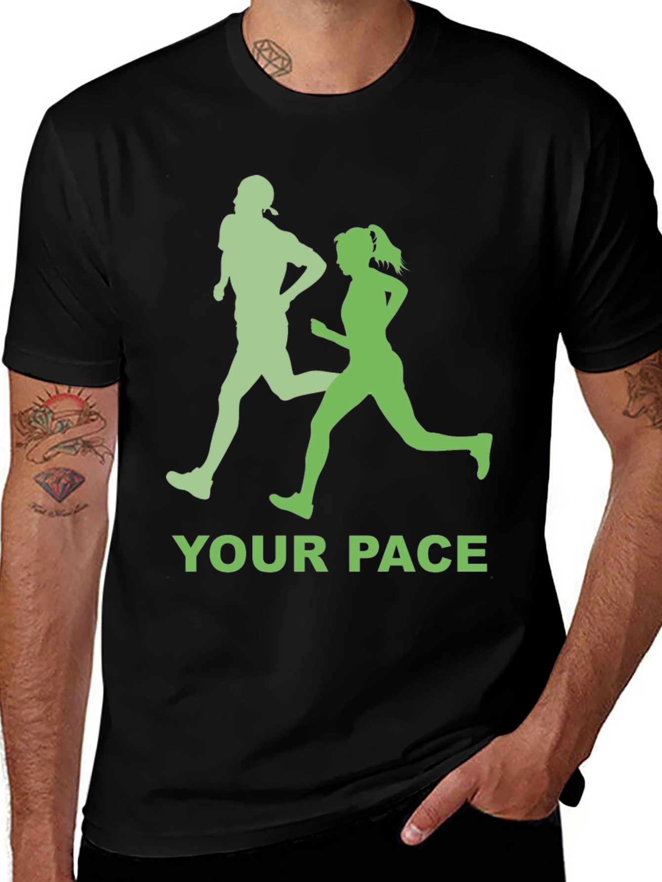 Your Pace Running T-Shirt - Unisex Athletic Design