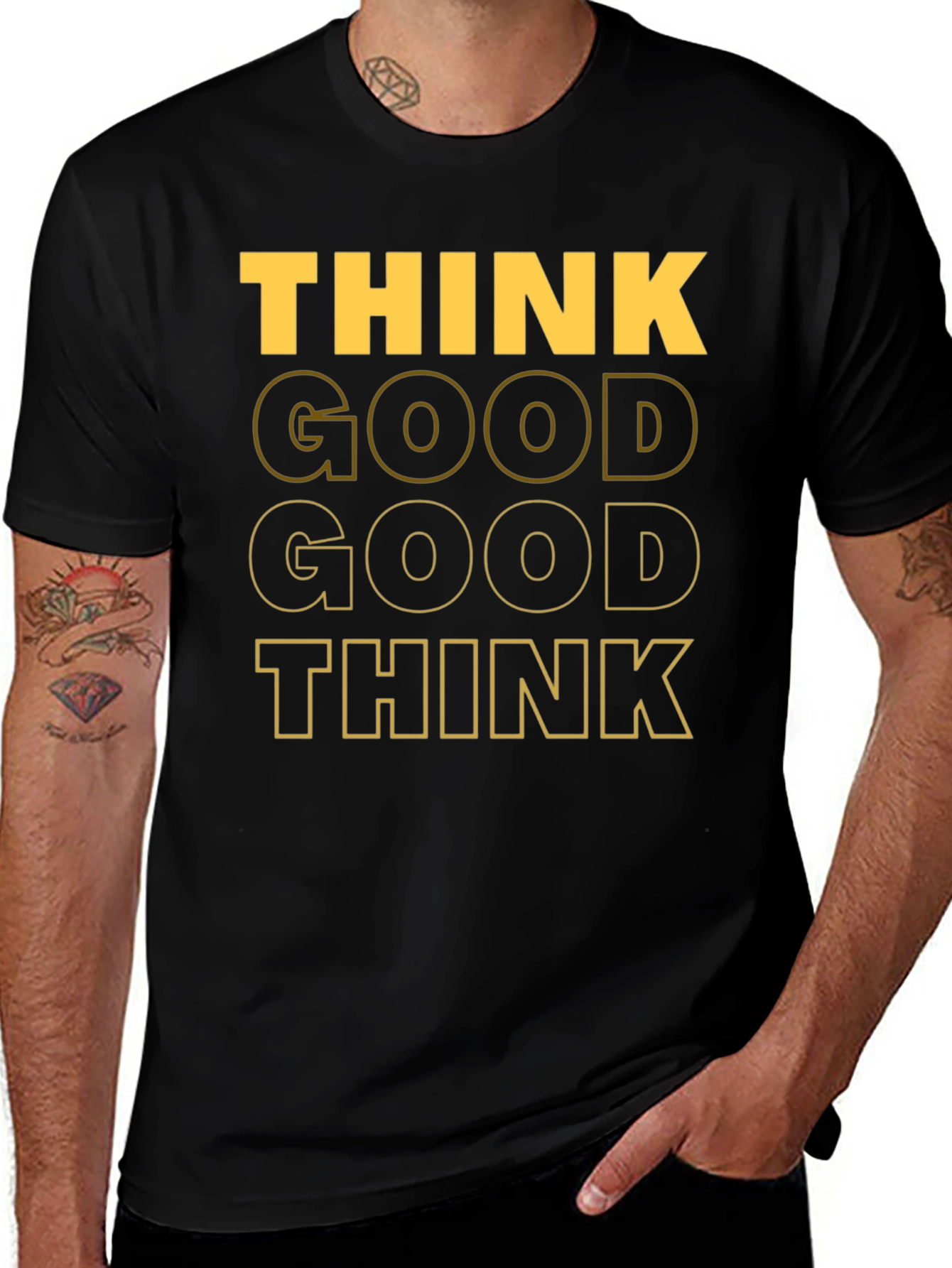 Variant 17 of Think Good Think Graphic T-Shirt