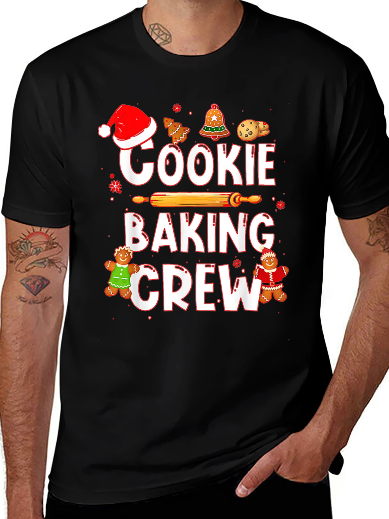 Cookie Baking Crew Christmas T-Shirt