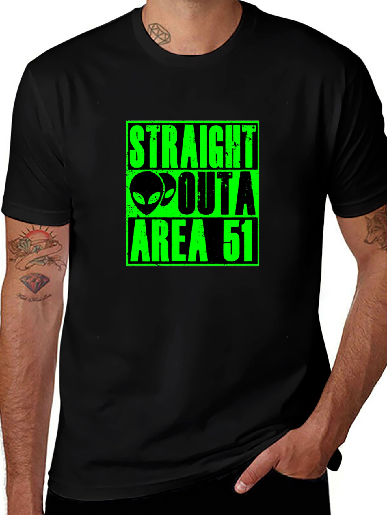 Variant 8 of Straight Outta Area 51 Graphic Tee